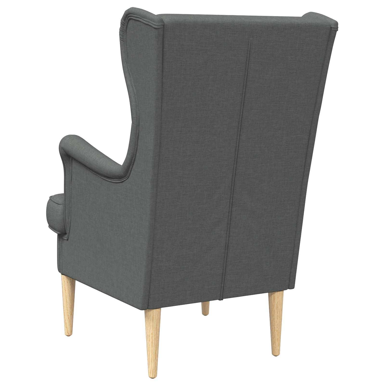 vidaXL Sessel Dunkelgrau Stoff