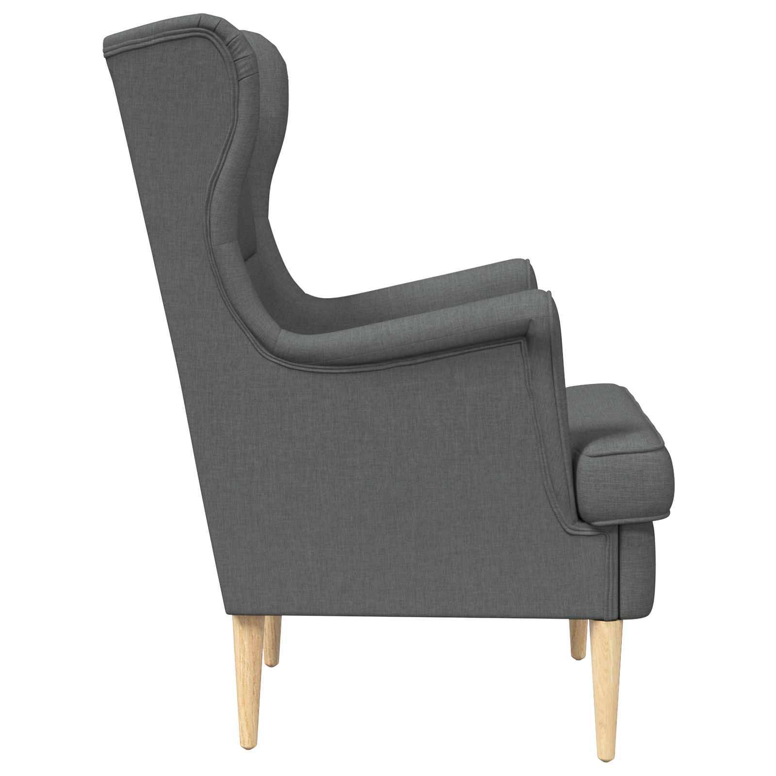 vidaXL Sessel Dunkelgrau Stoff