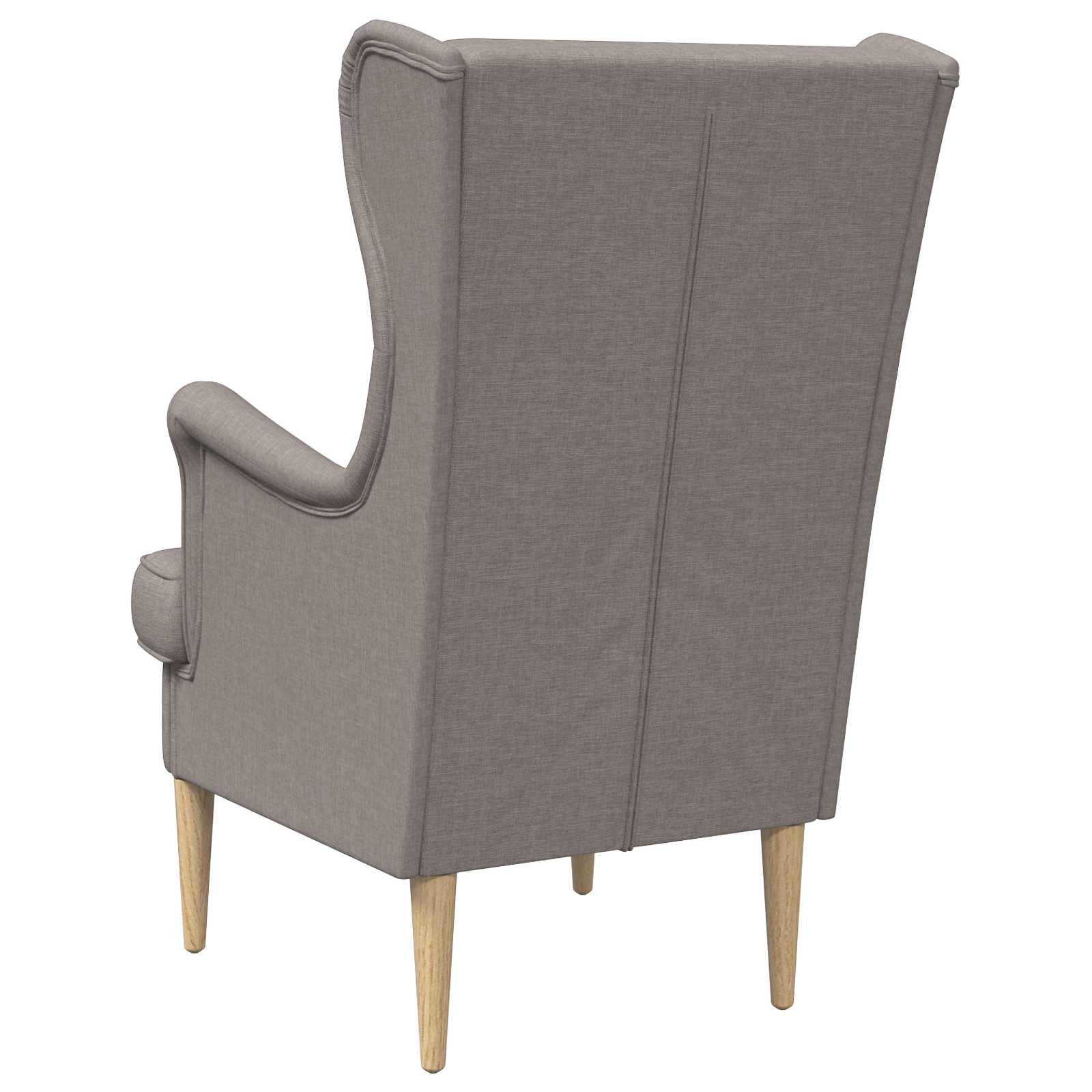 vidaXL Sessel Taupe Stoff
