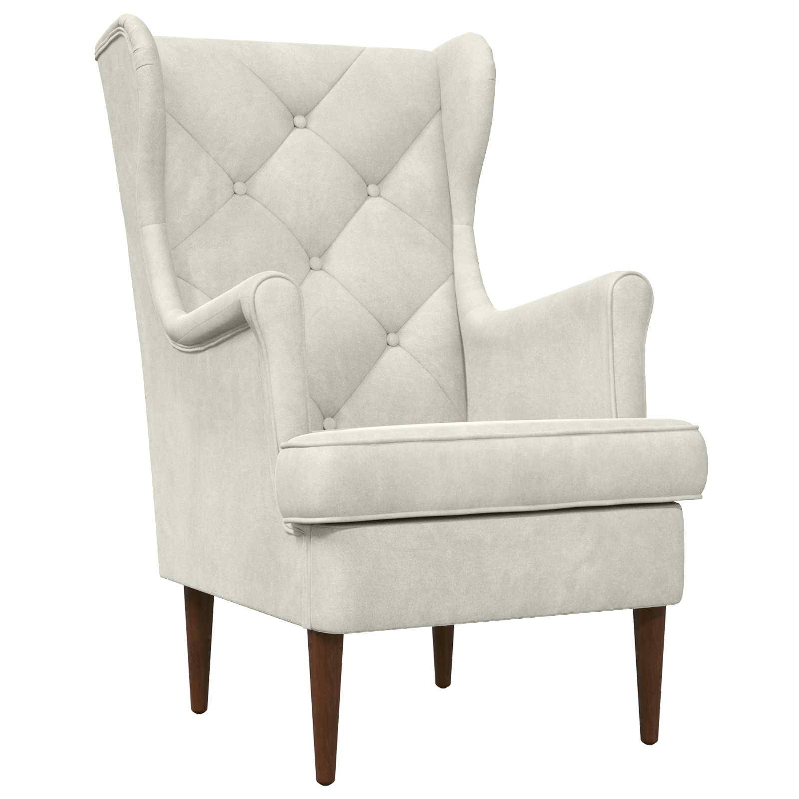 vidaXL Sessel Creme Samt