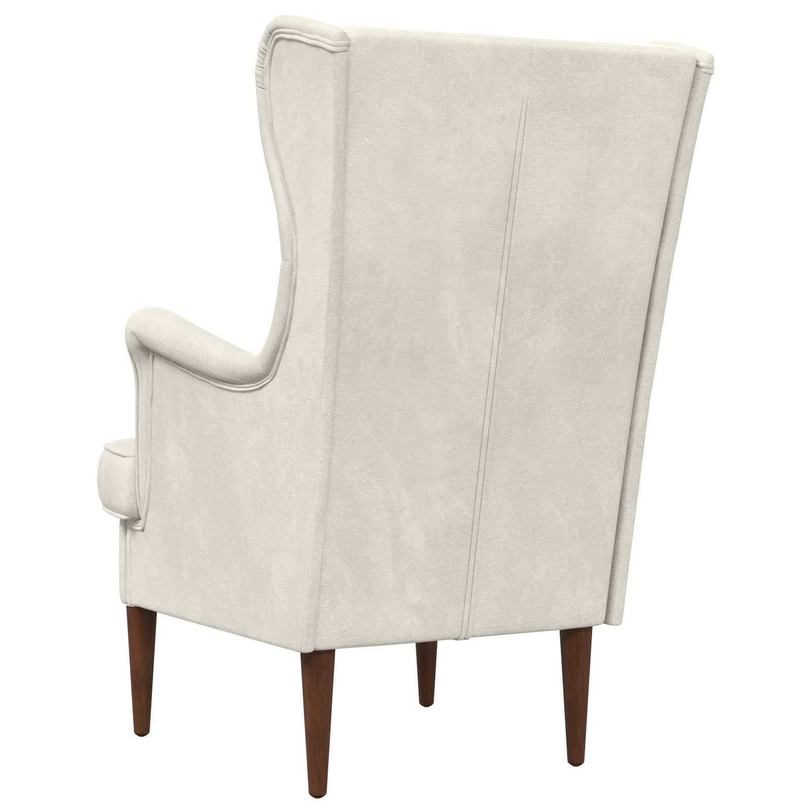 vidaXL Sessel Creme Samt