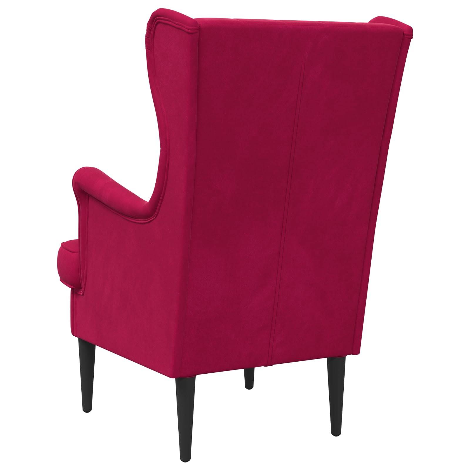 vidaXL Sessel Weinrot Samt
