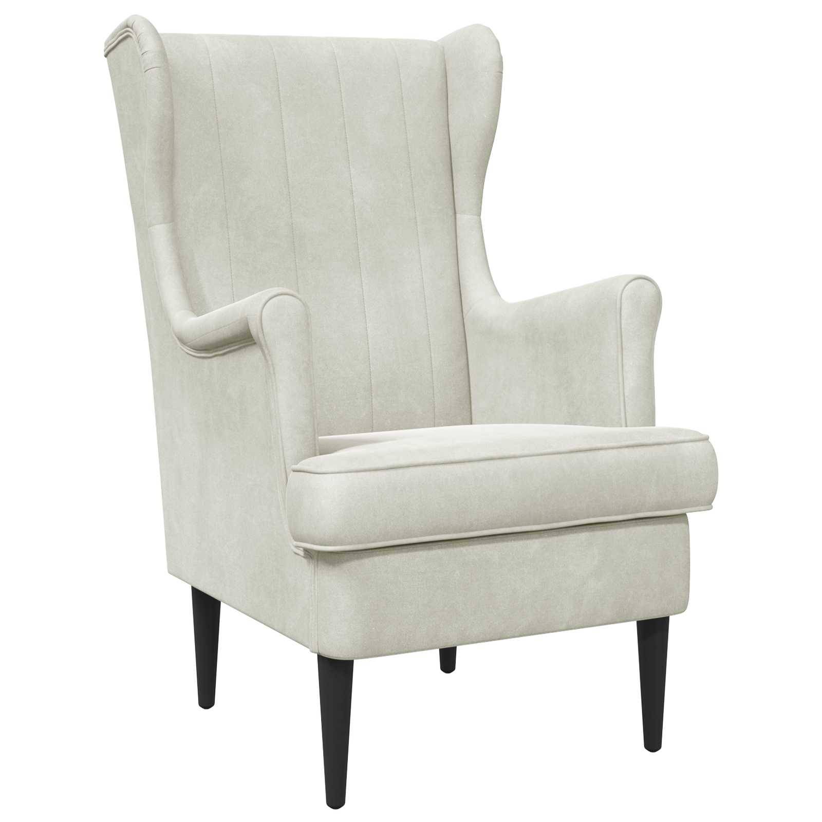 vidaXL Sessel Creme Samt