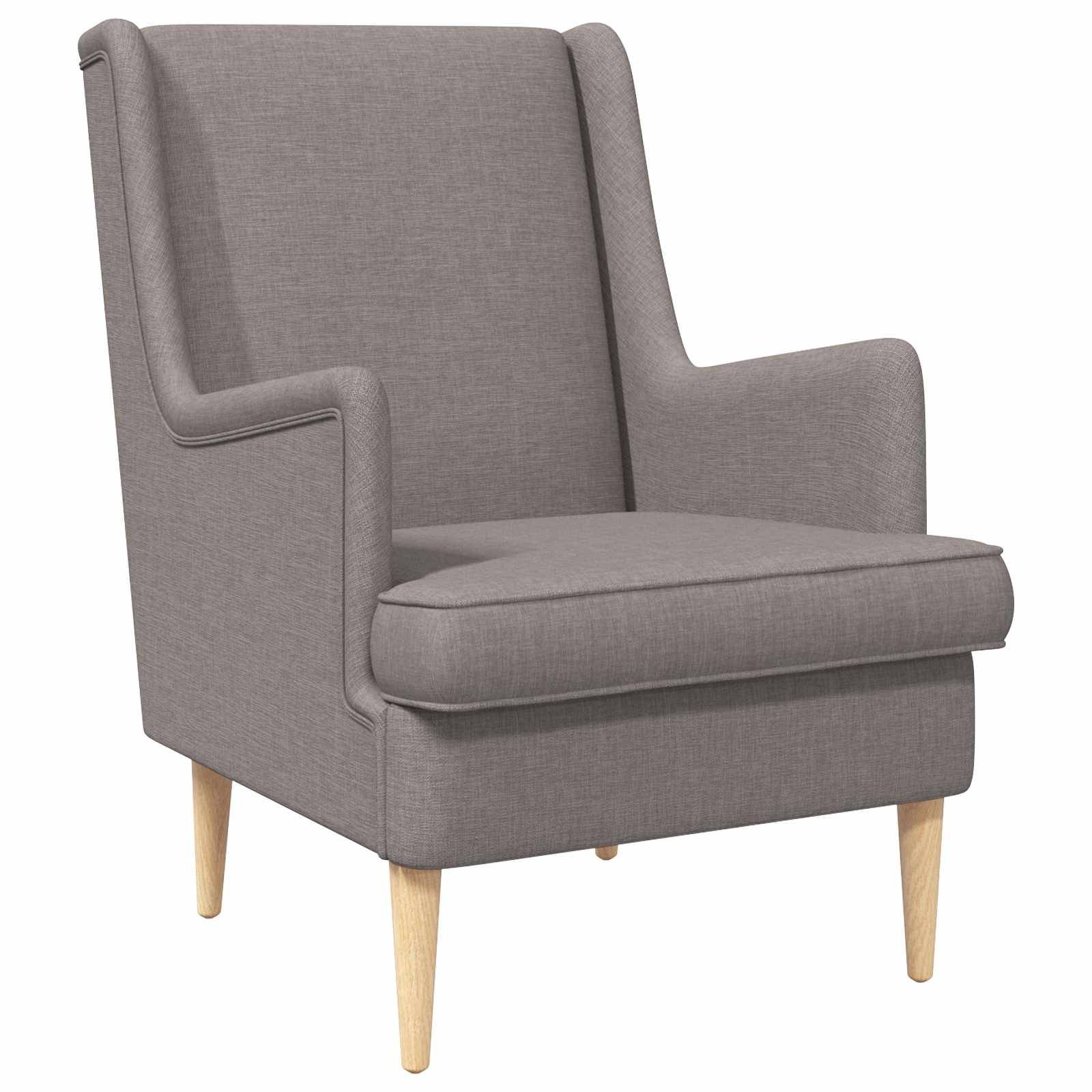vidaXL Sessel Taupe Stoff