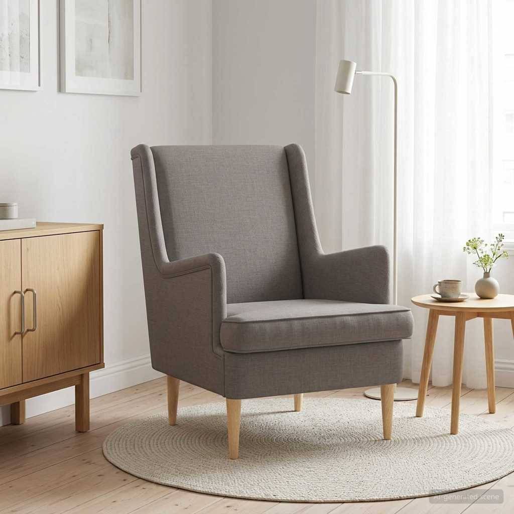 vidaXL Sessel Taupe Stoff