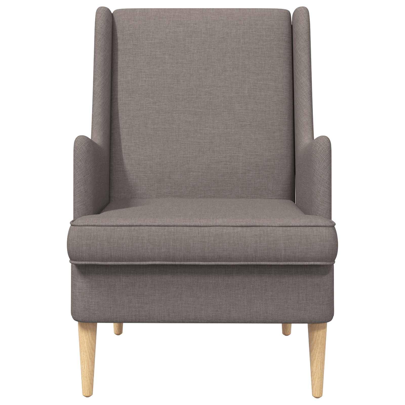 vidaXL Sessel Taupe Stoff