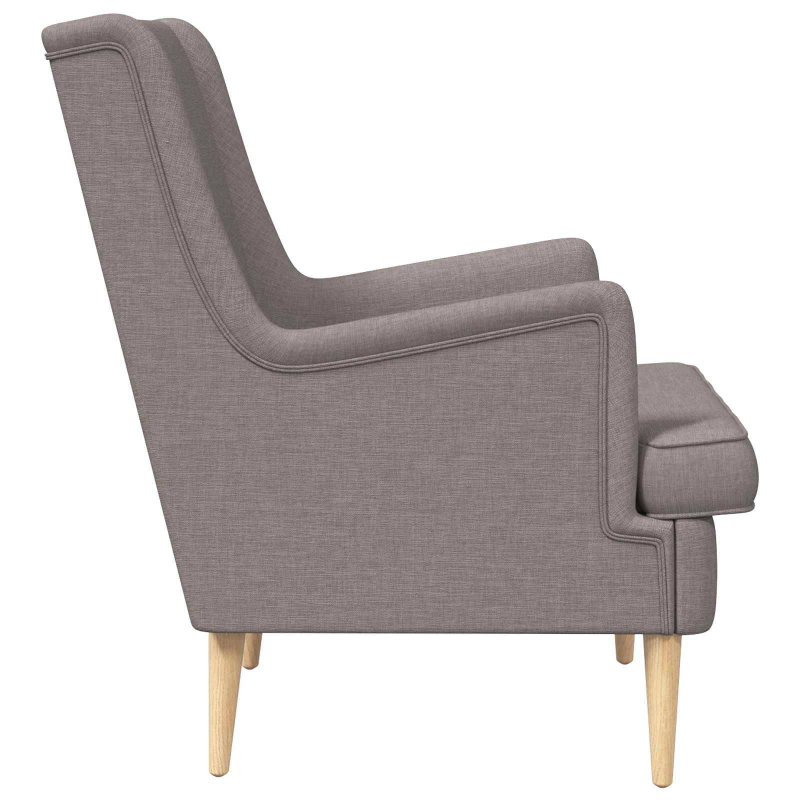 vidaXL Sessel Taupe Stoff