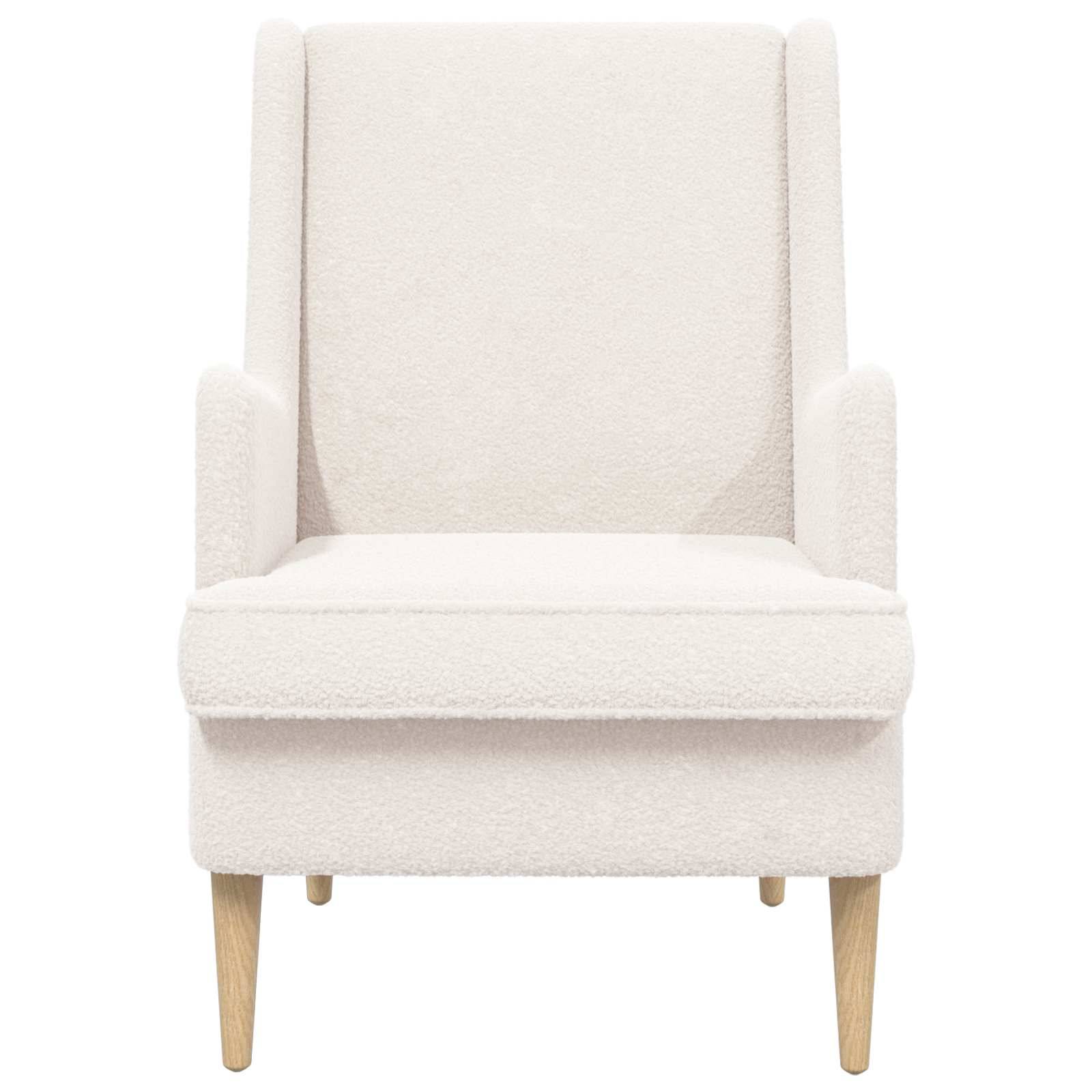 vidaXL Sessel Creme Bouclé