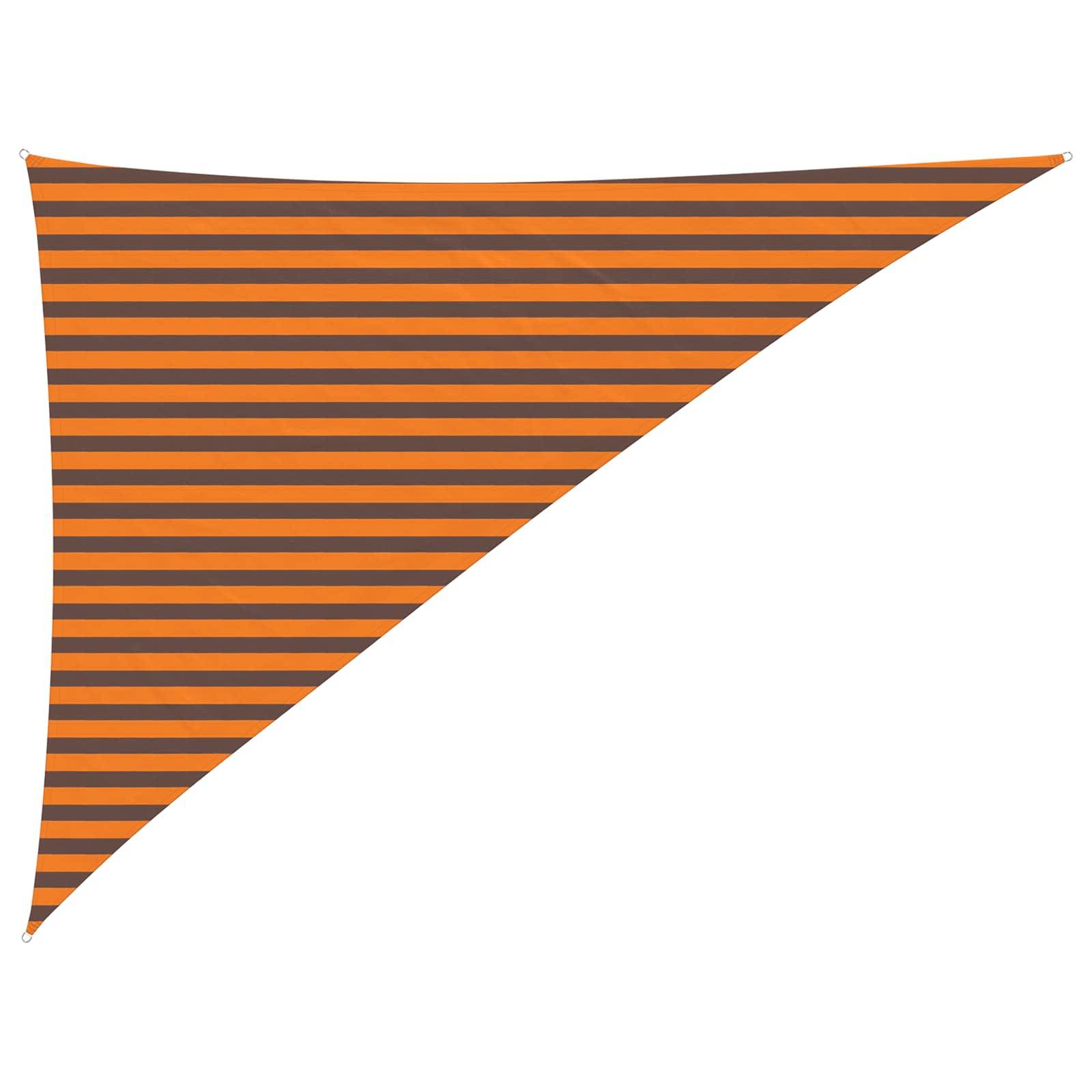 vidaXL Sonnensegel Orange und Braun 3 x 4 x 5 m 100 % Polyester Oxford