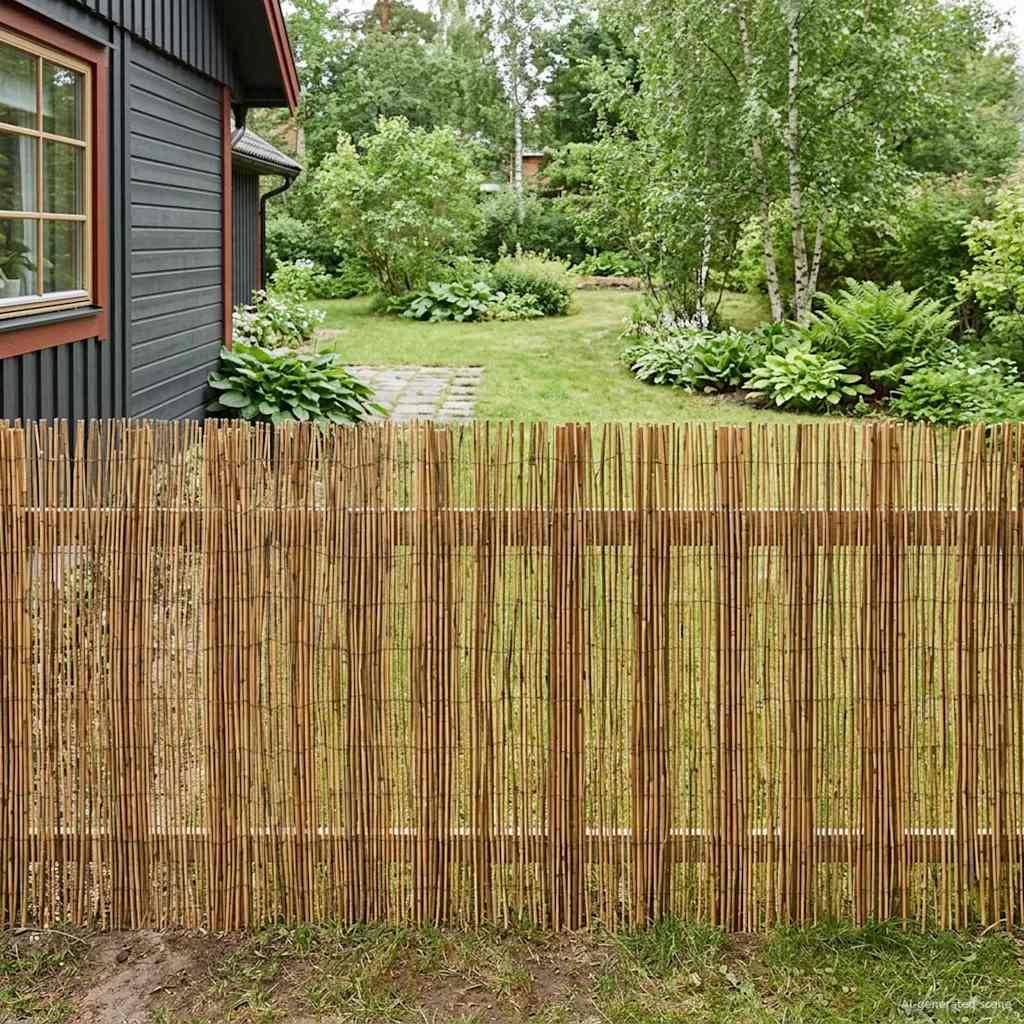 vidaXL Gartenzaun Kohlenstoff