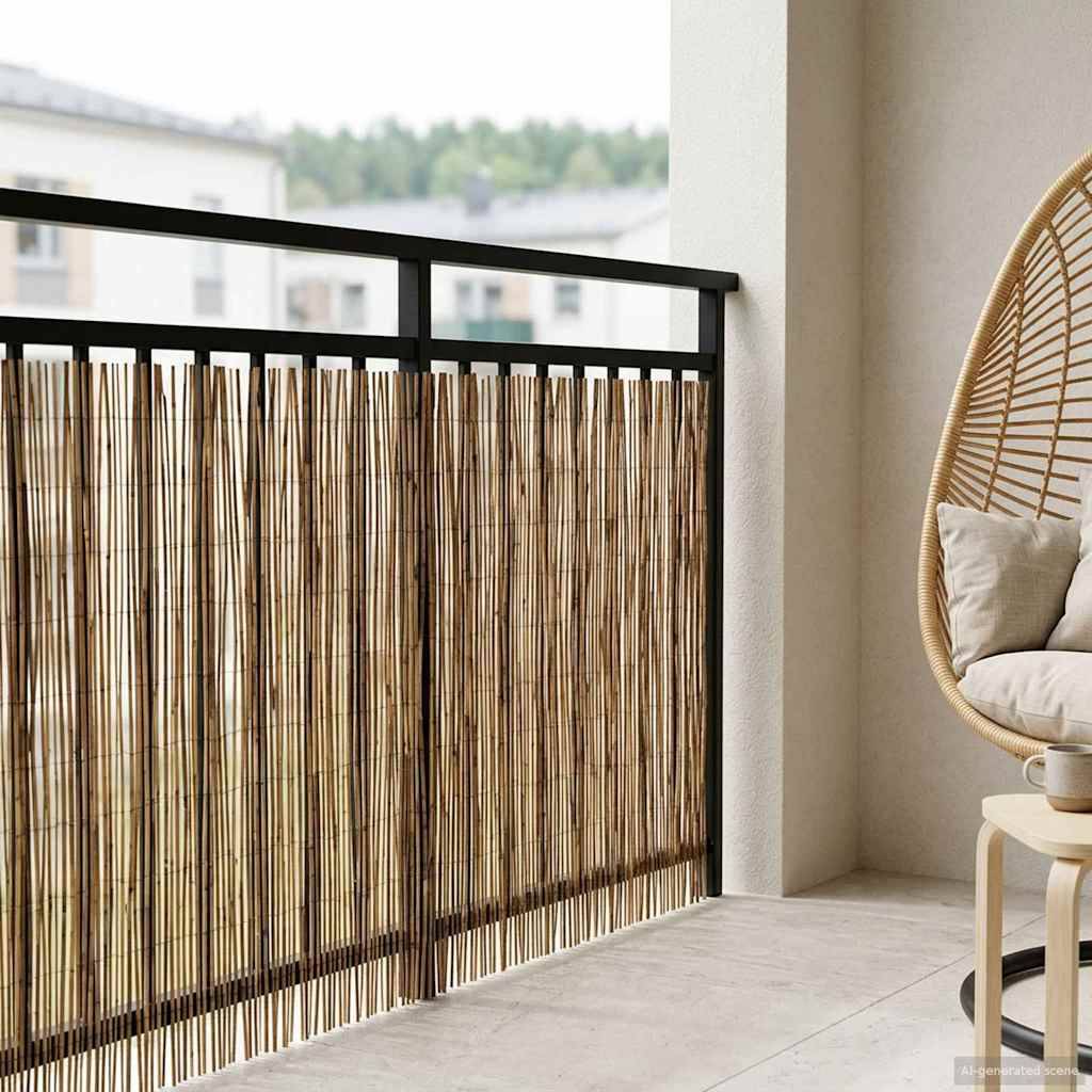 vidaXL Gartenzaun Kohlenstoff