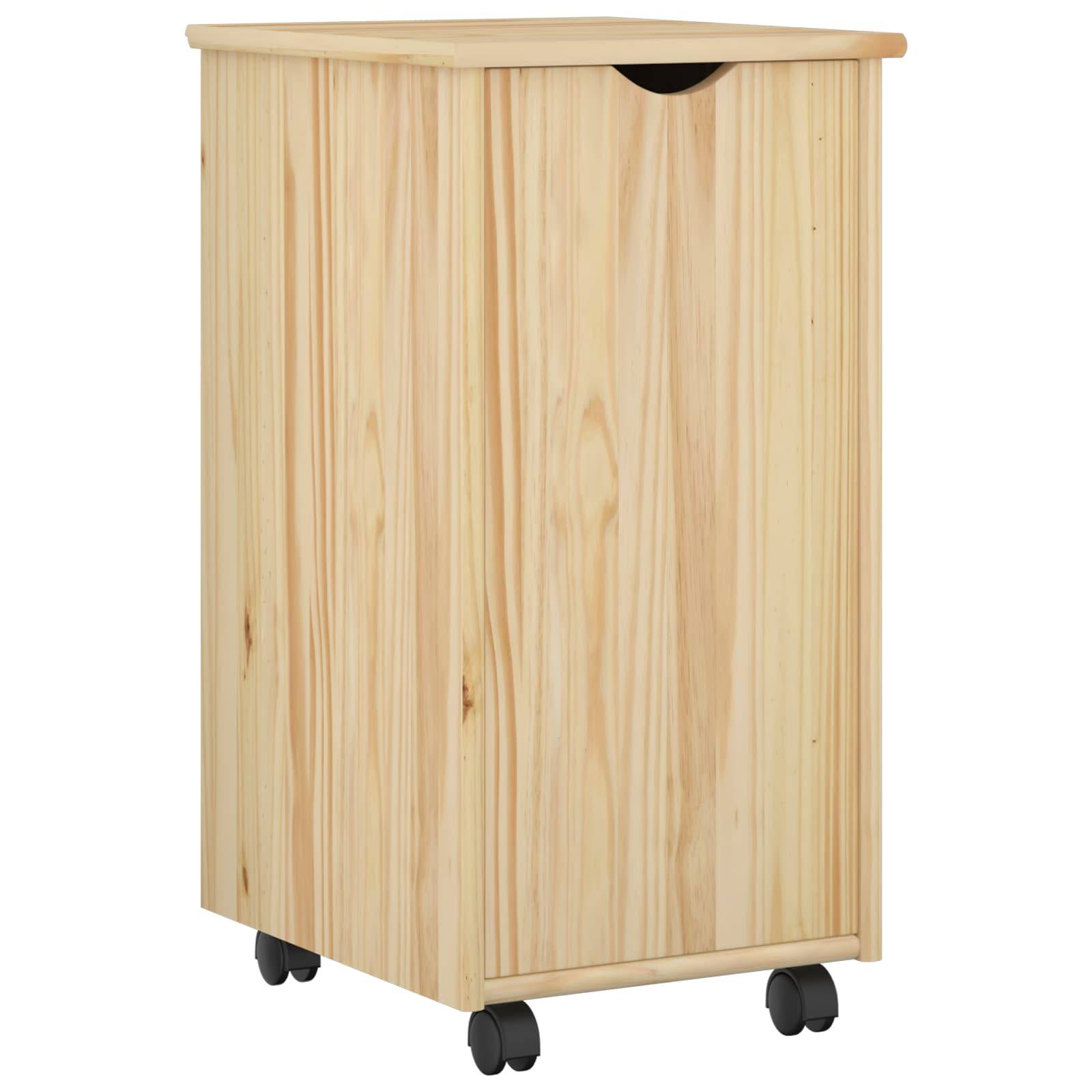 vidaXL Schreibtischschrank-Set 2 stk. Braun Massives Kiefernholz