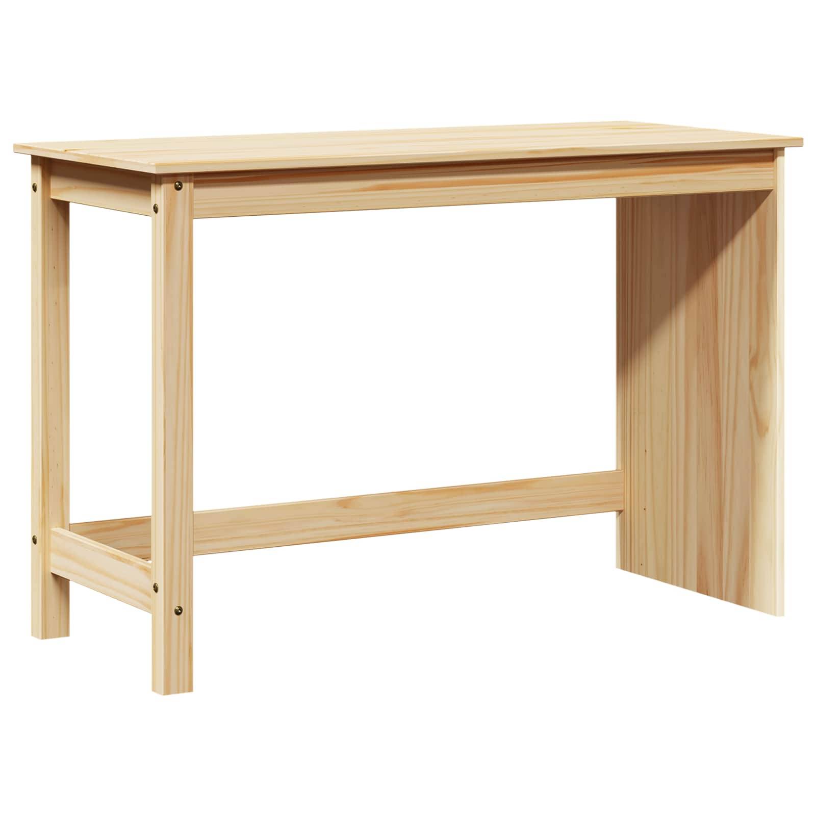 vidaXL Schreibtischschrank-Set 2 stk. Braun Massives Kiefernholz