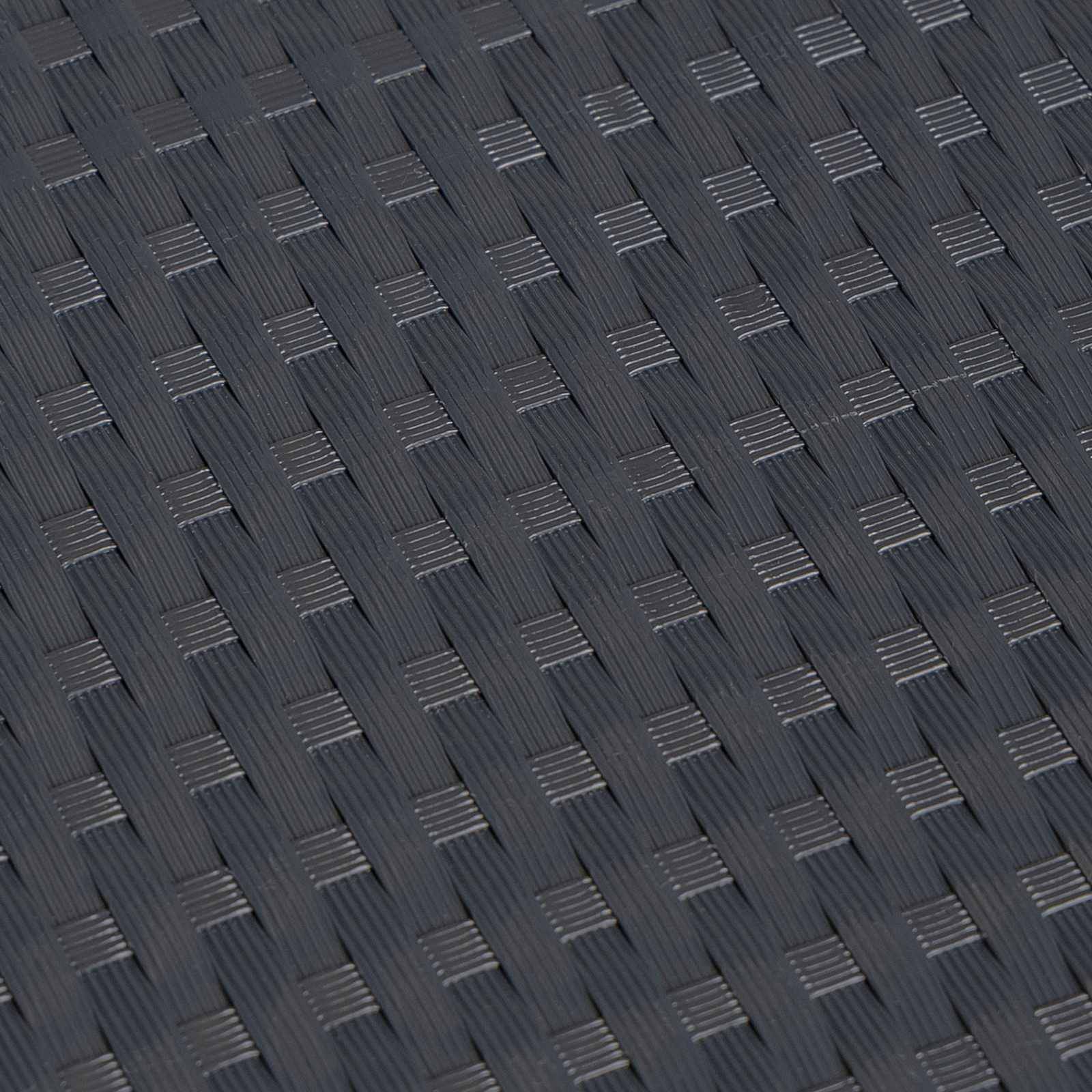 vidaXL Balkonsichtschutz Dunkelgrau 300 x 80 cm Poly-Rattan