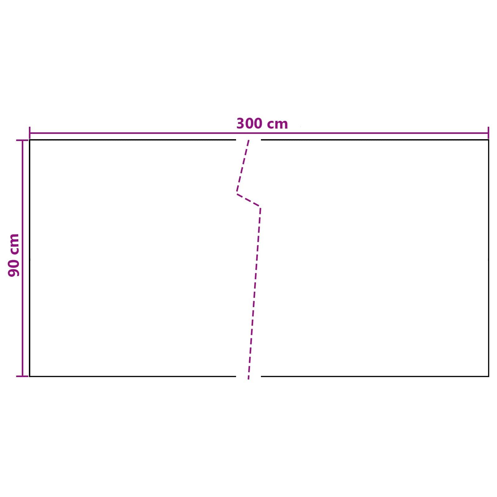 vidaXL Balkonsichtschutz Dunkelgrau 300 x 90 cm Poly-Rattan