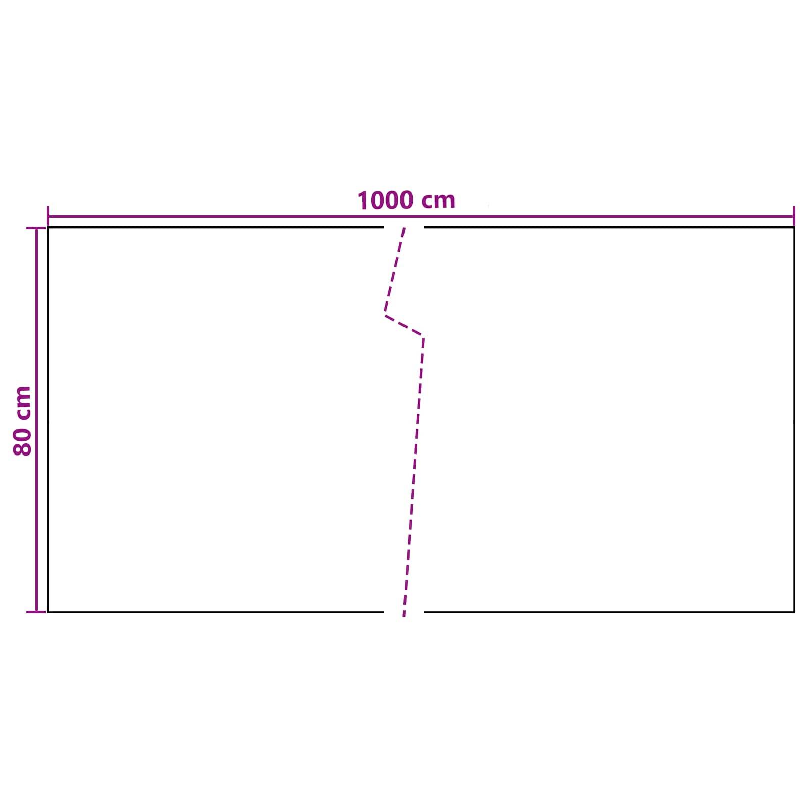 vidaXL Balkonsichtschutz Dunkelgrau 1000 x 80 cm Poly-Rattan