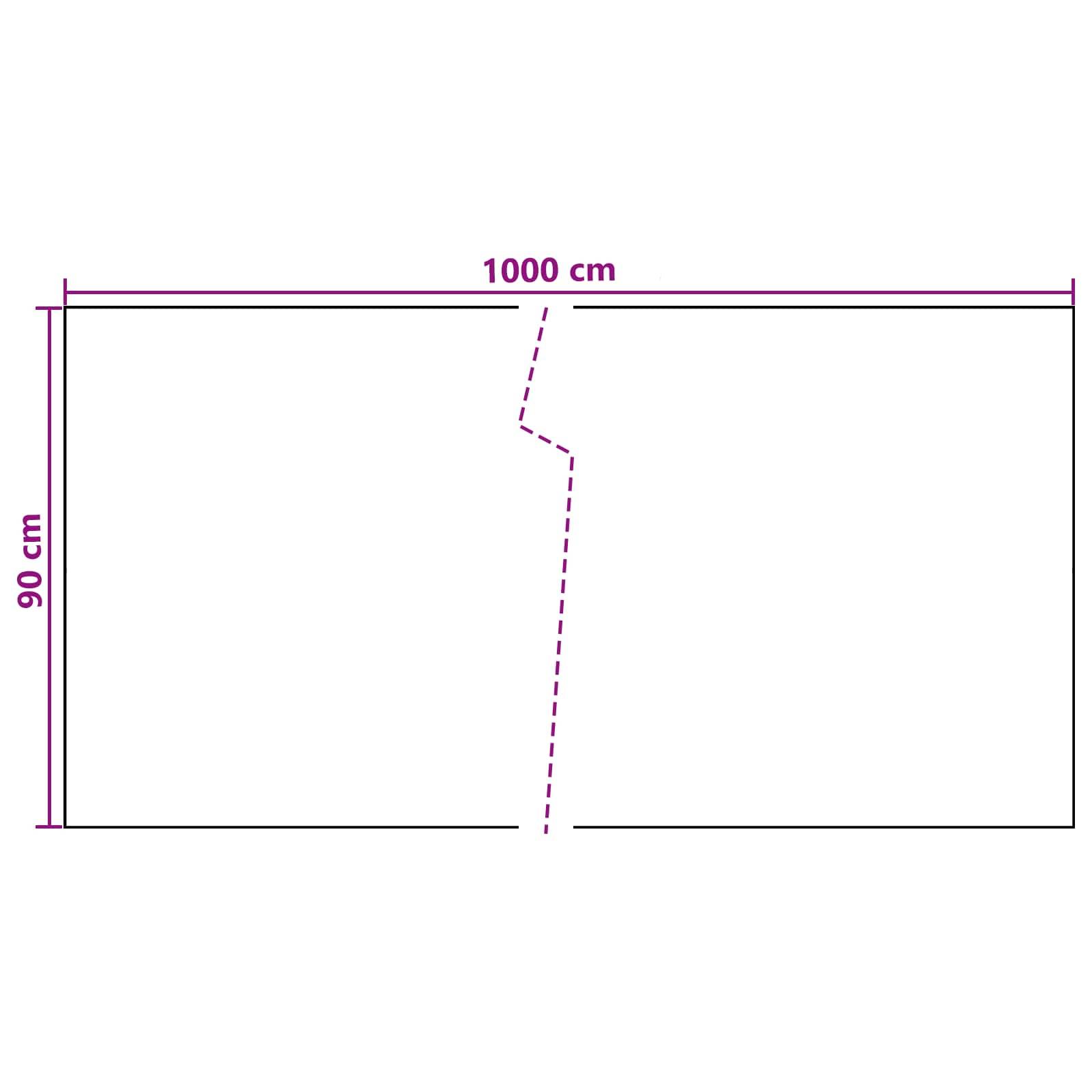 vidaXL Balkonsichtschutz Dunkelgrau 1000 x 90 cm Poly-Rattan
