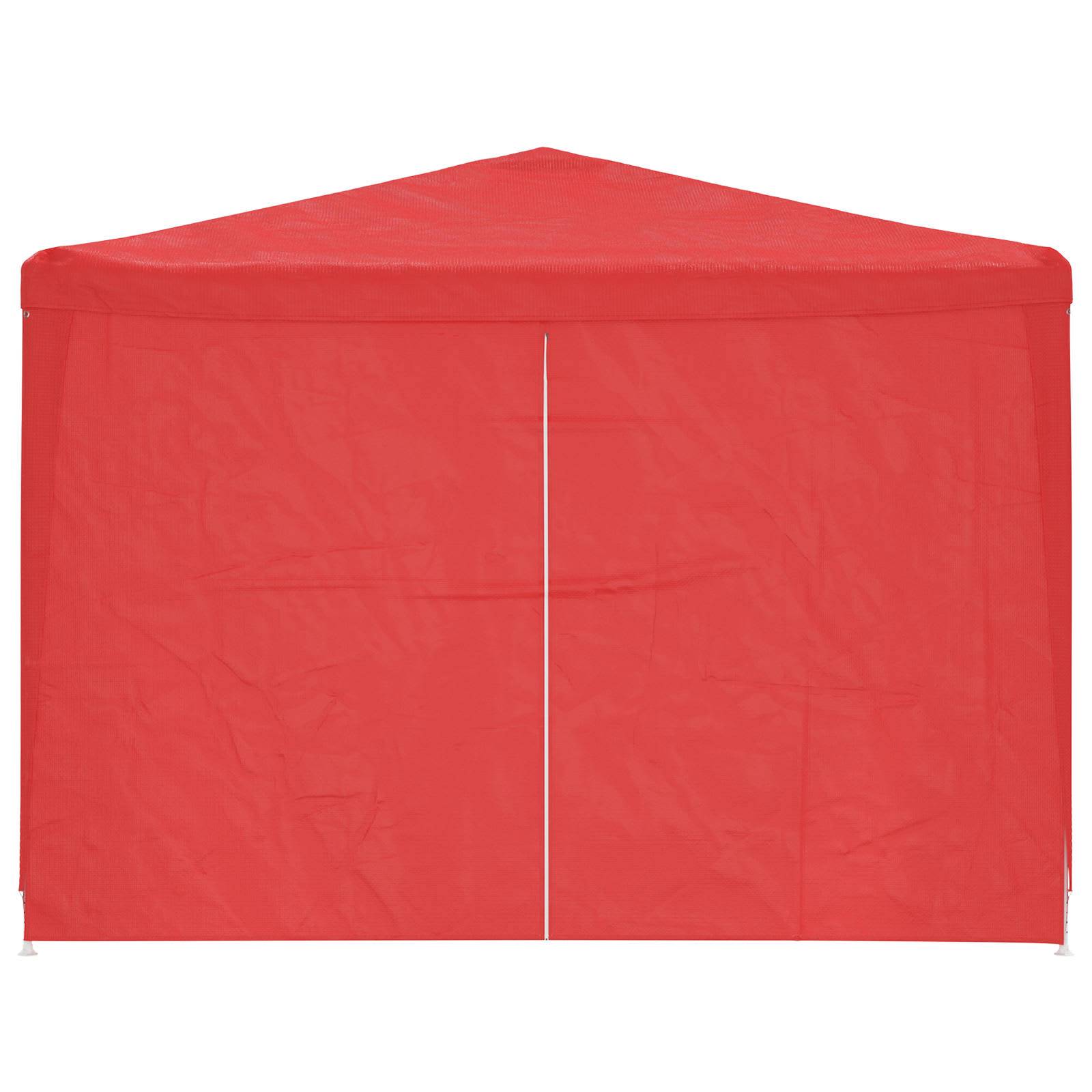 vidaXL Party-Zelt 1200 x 300 x 255 cm Rot PE und Stahl