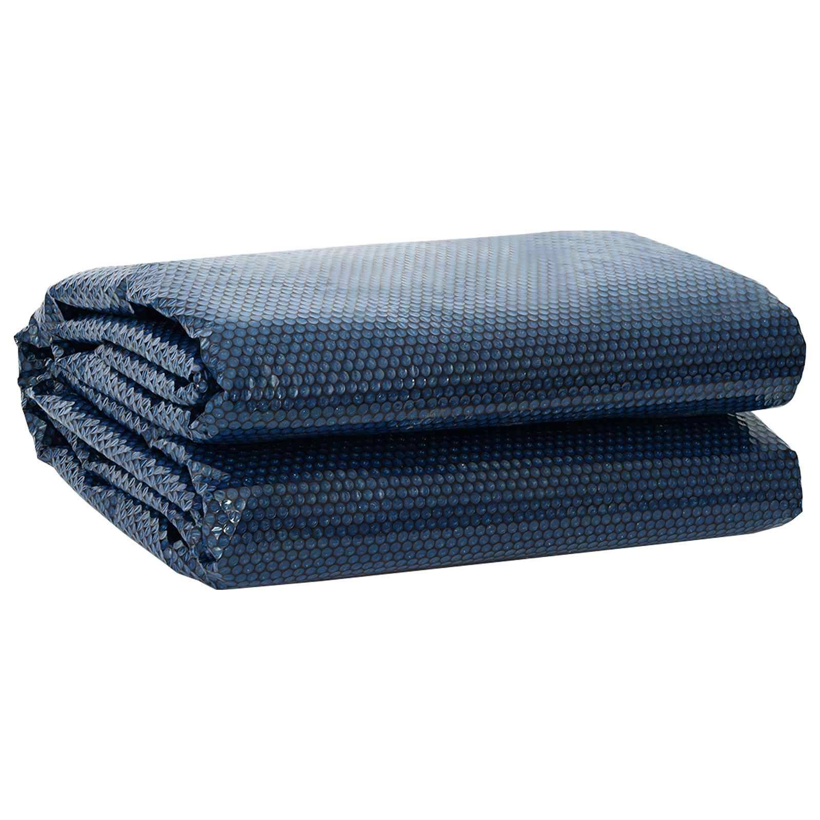 vidaXL Poolabdeckung Extra Schwer Schwarz und Blau 260 x 160 cm PE