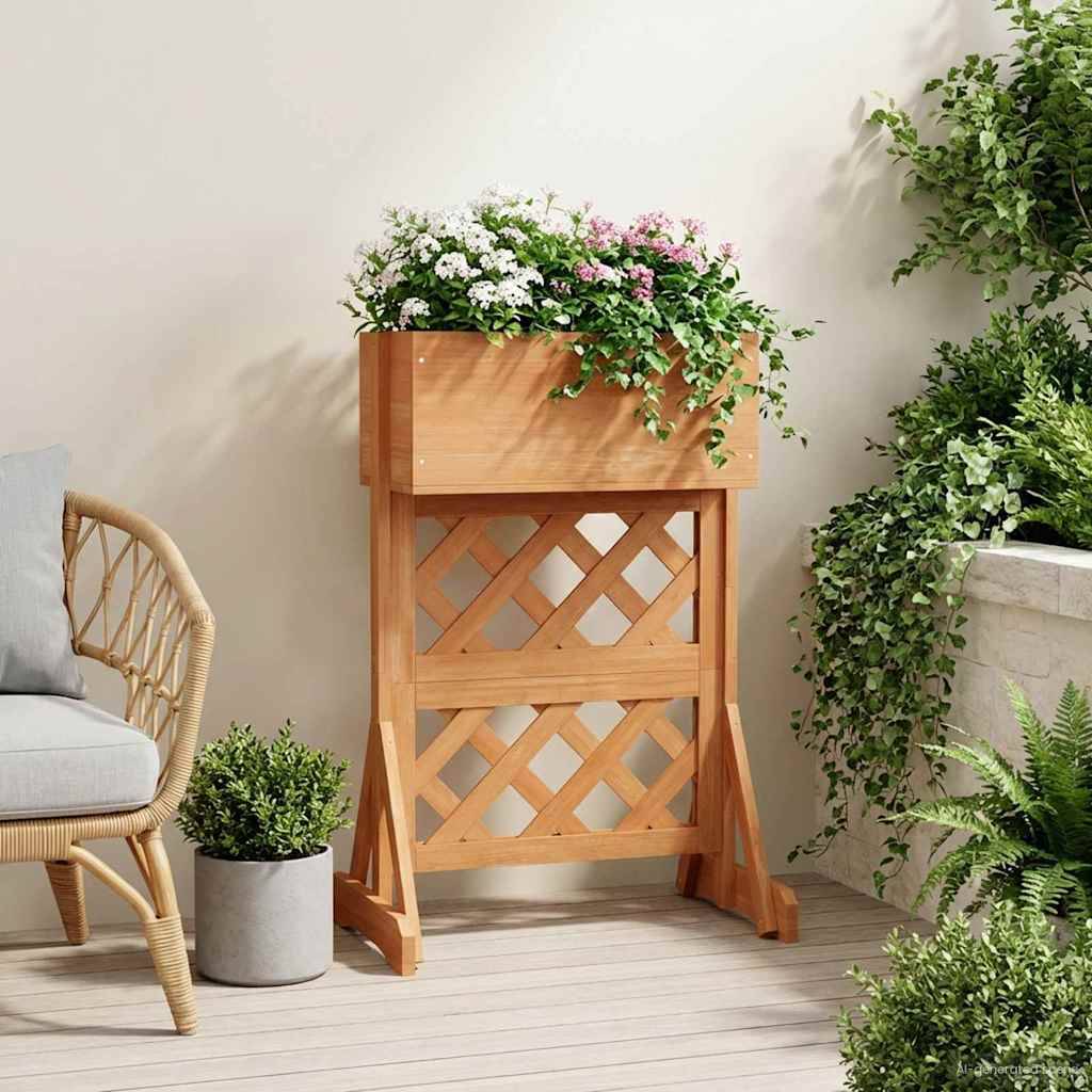 vidaXL Vertikales Gartenzaun Orange 48 x 30 x 70,5 cm
