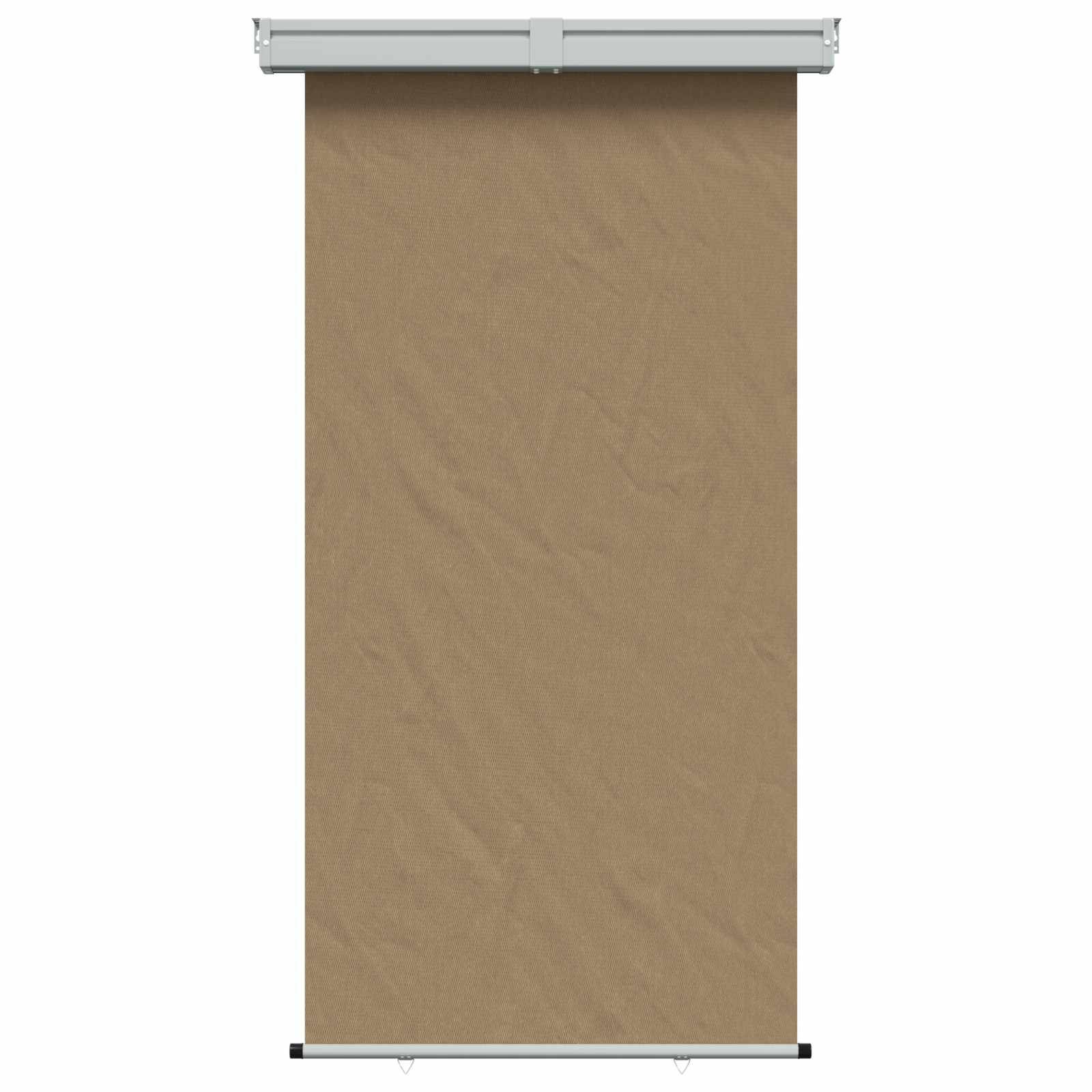 vidaXL Balkon Seitenmarkise 100% Polyester Eisen Stahl