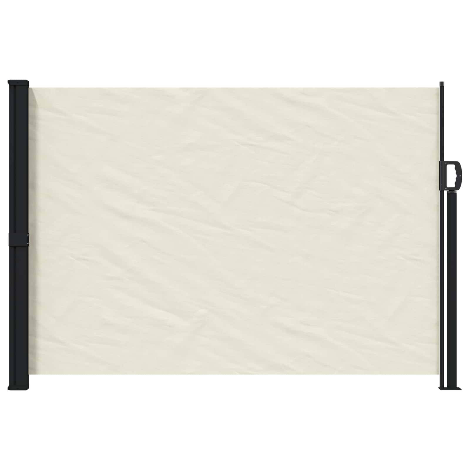 vidaXL Ausziehbares Seitenmarkise Creme 300 x 170 cm Polyester