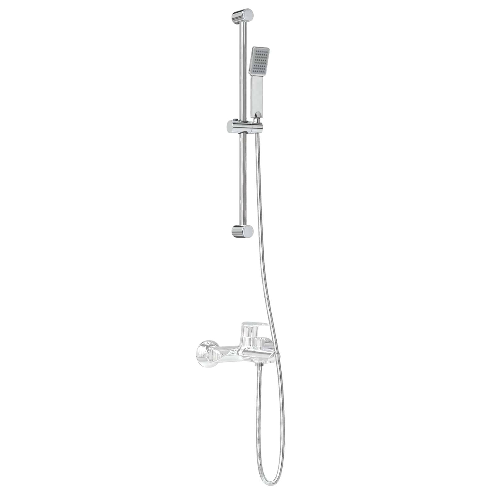 vidaXL Duschsystem-Set Chrom 70 cm Edelstahl