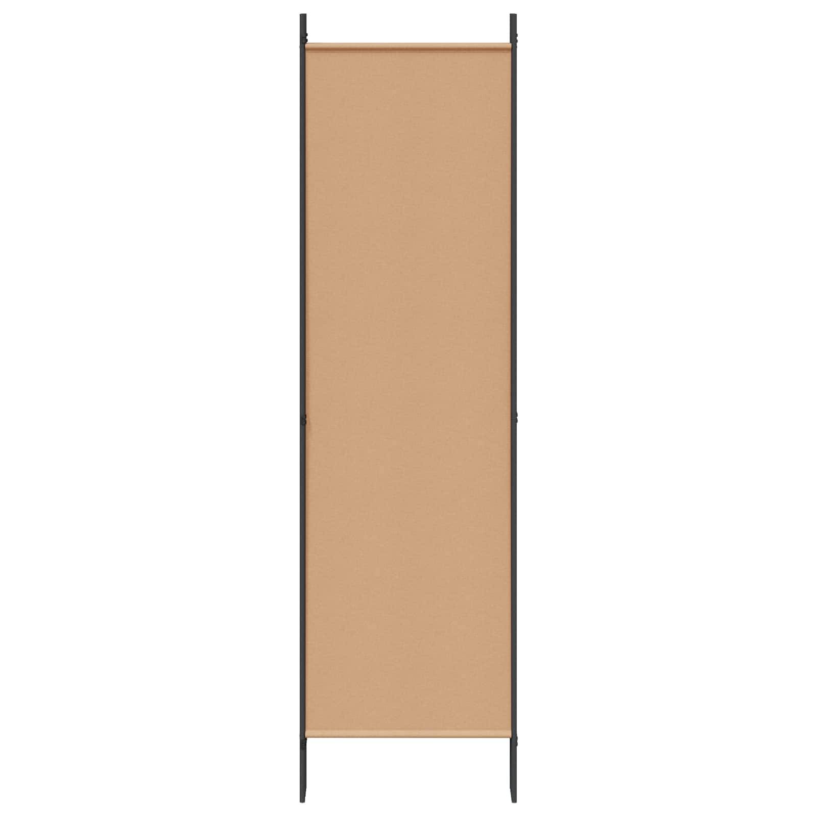 vidaXL 6-teiliger Raumtrenner Beige 300 x 180 cm Stoff