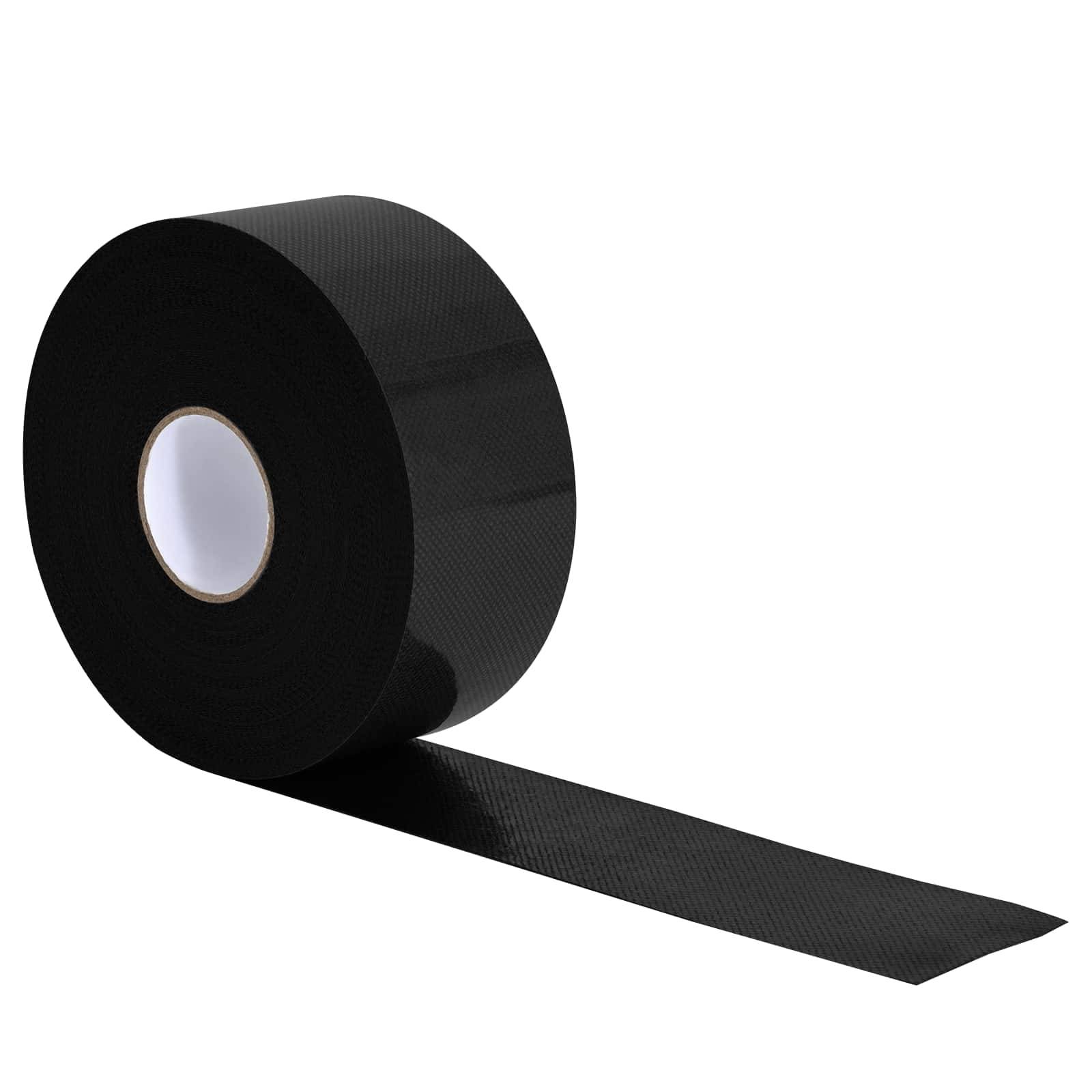vidaXL Selbstklebendes Kunstrasenband Schwarz 20 x 0,05 cm Vliesstoff