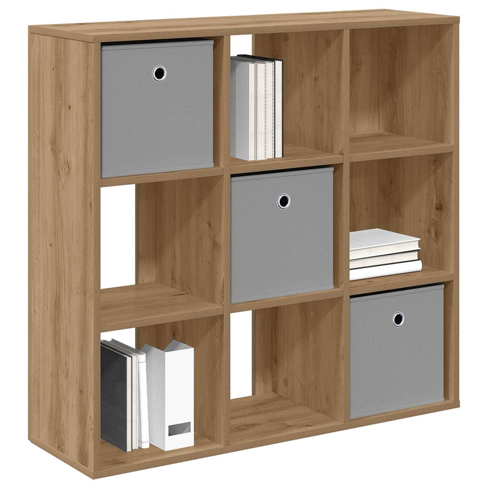 vidaXL Sideboard mit Schubladen Artisan-Eiche 88,5 x 29 x 84,5 cm