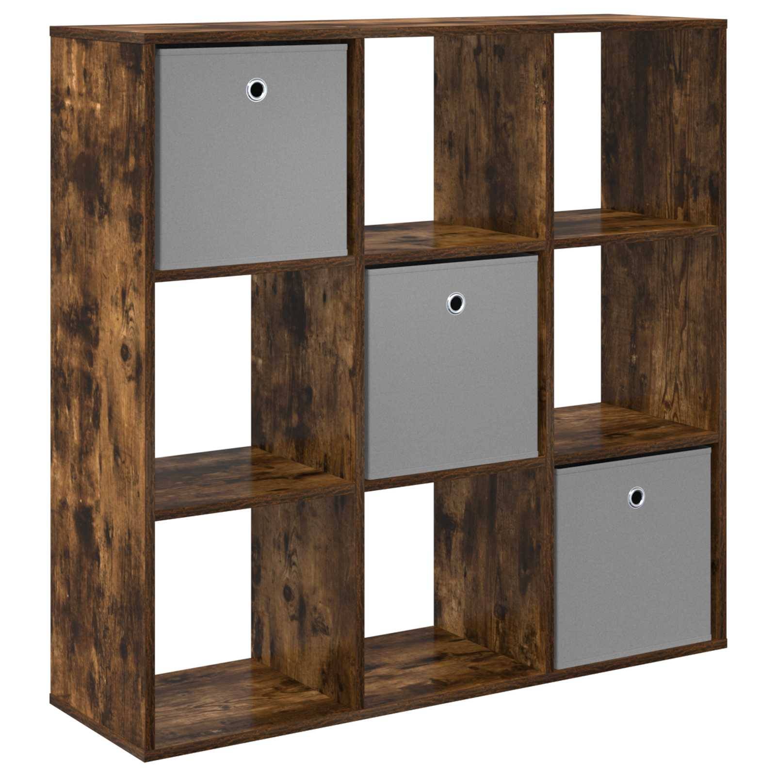 vidaXL Sideboard mit Schubladen Geräucherte Eiche 102 x 31 x 99,5 cm