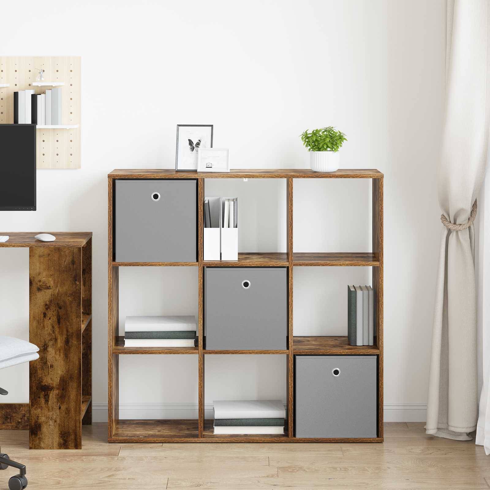 vidaXL Sideboard mit Schubladen Geräucherte Eiche 102 x 31 x 99,5 cm