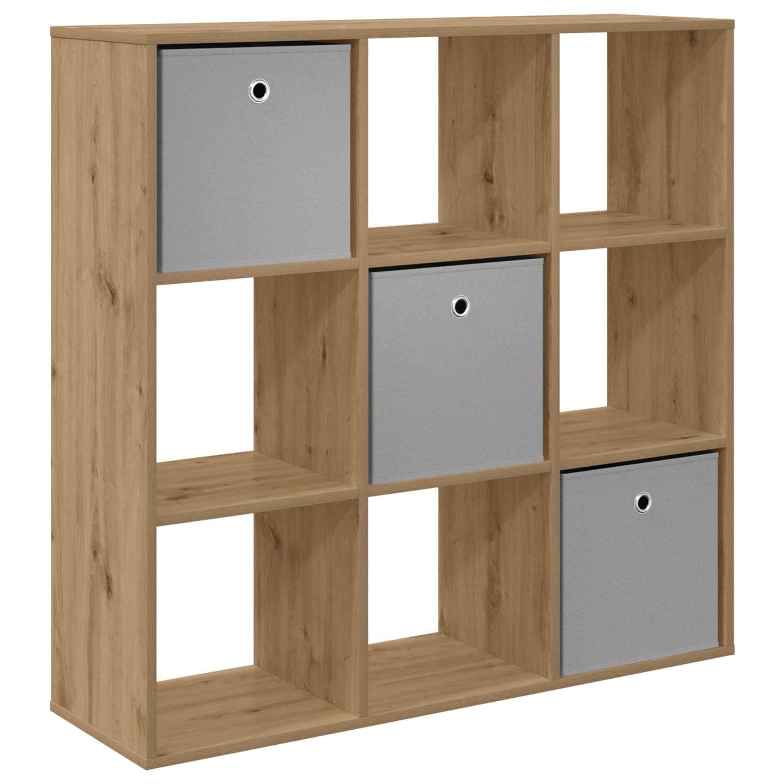 vidaXL Sideboard mit Schubladen Artisan-Eiche 102 x 31 x 99,5 cm
