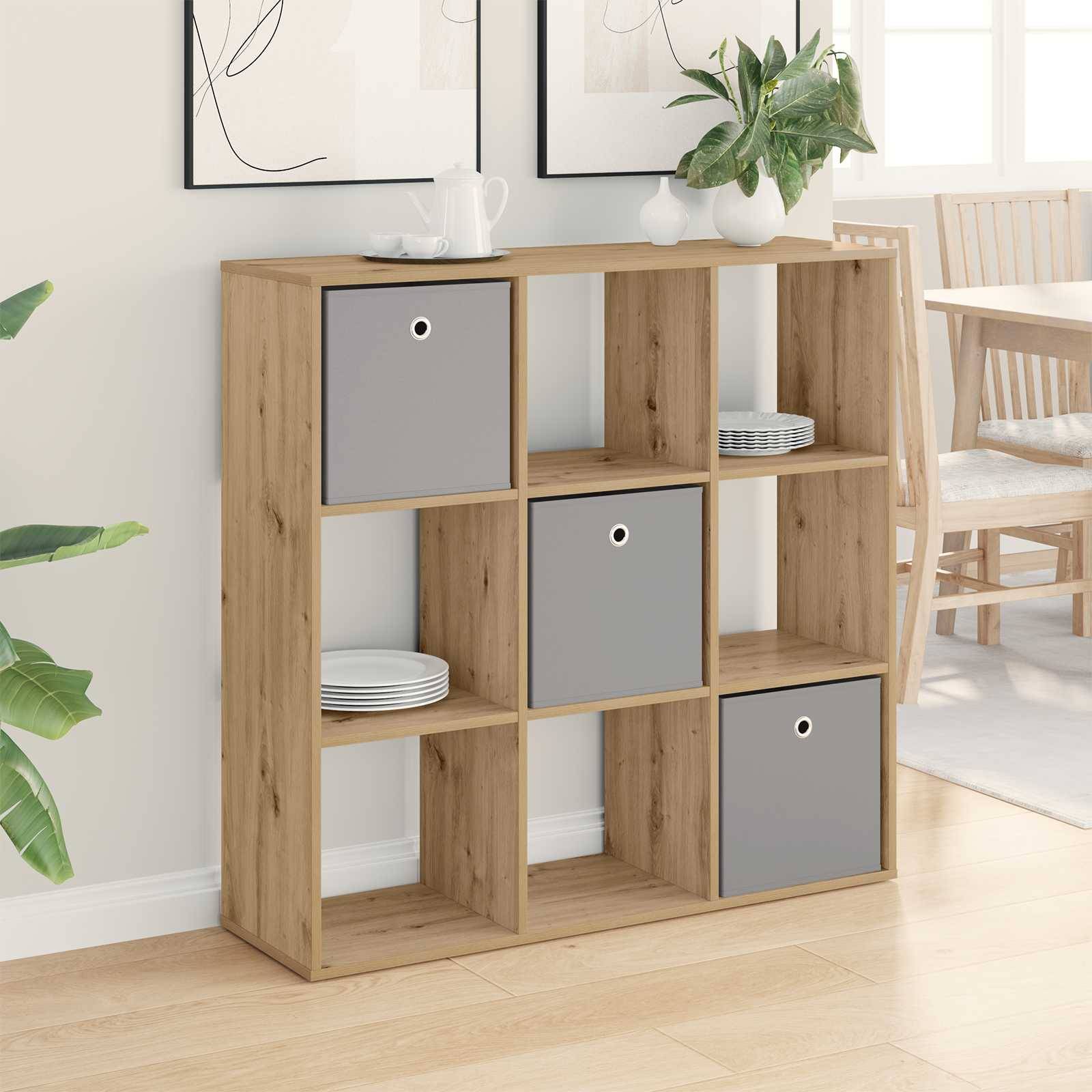 vidaXL Sideboard mit Schubladen Artisan-Eiche 102 x 31 x 99,5 cm