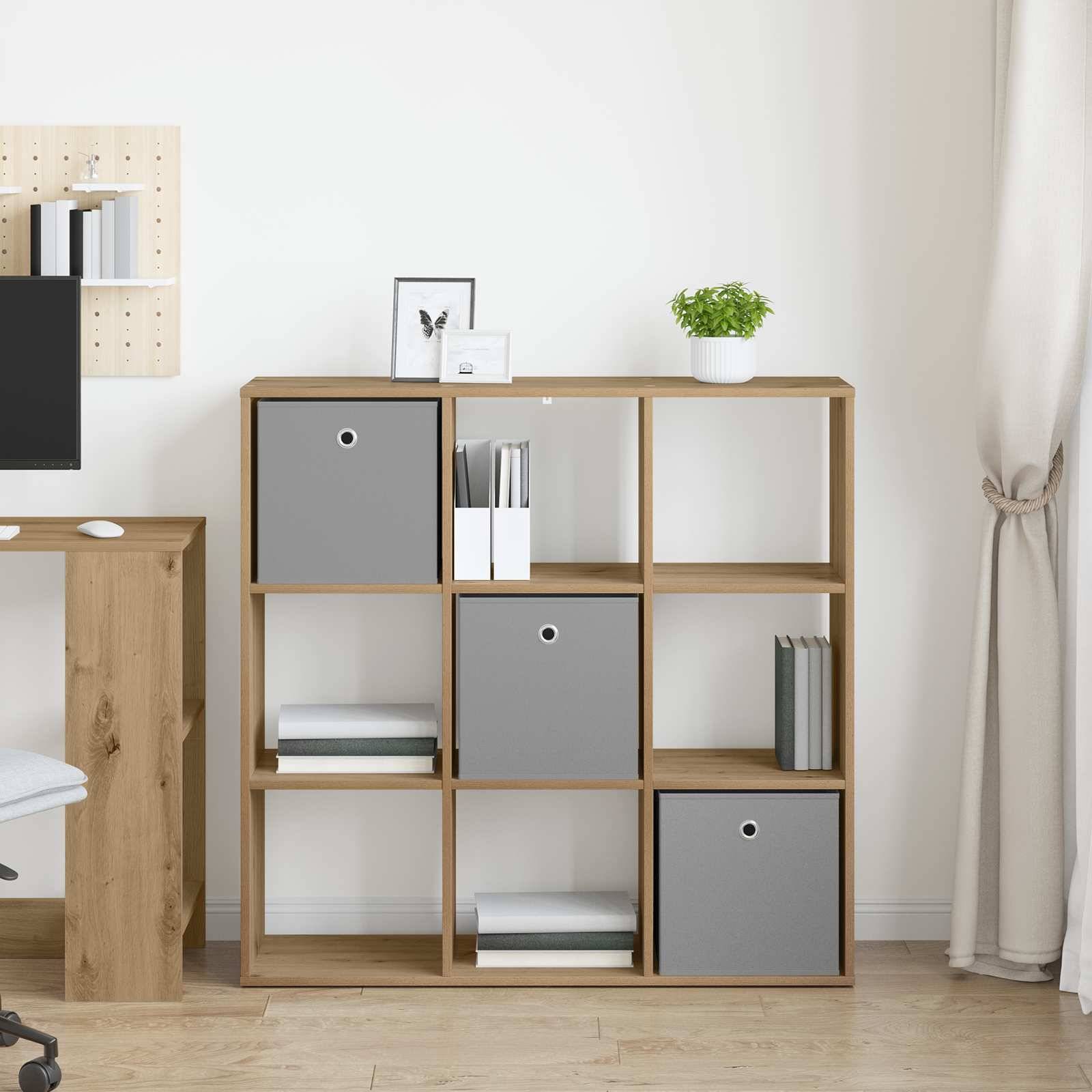 vidaXL Sideboard mit Schubladen Artisan-Eiche 102 x 31 x 99,5 cm