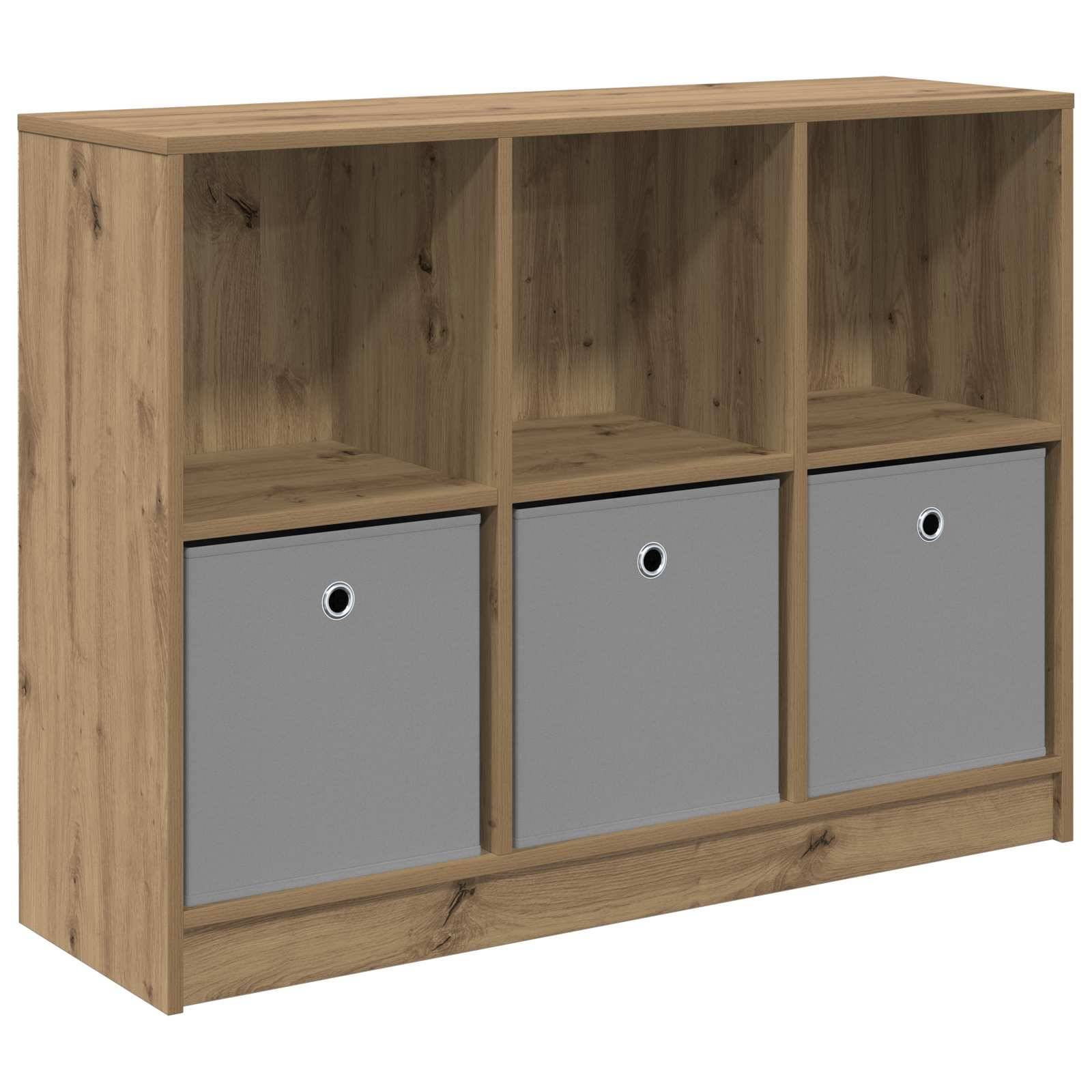 vidaXL Sideboard mit Schubladen Artisan-Eiche 102 x 32 x 73,5 cm