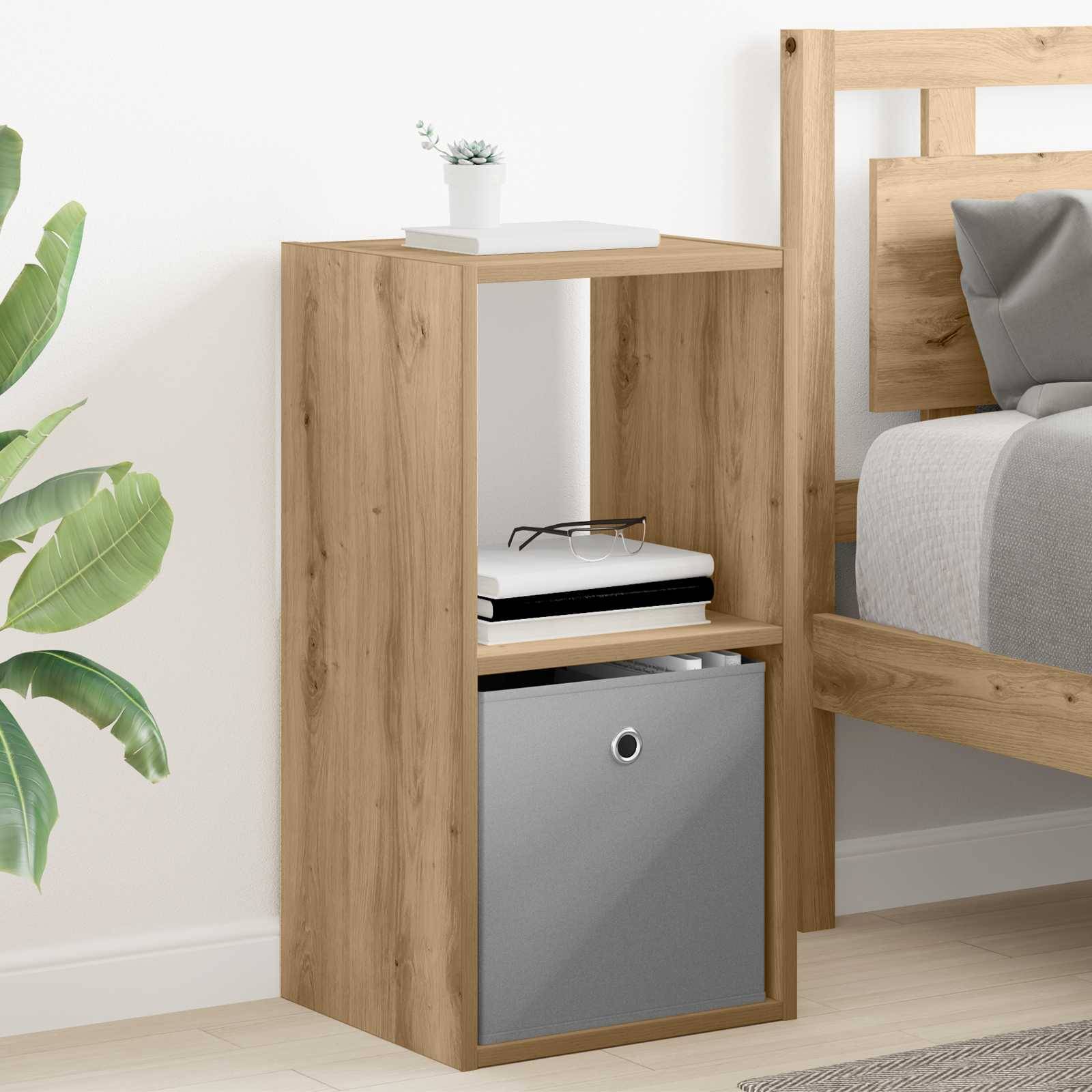 vidaXL Nachttisch Artisan-Eiche 35 x 32 x 68,5 cm Holzwerkstoff
