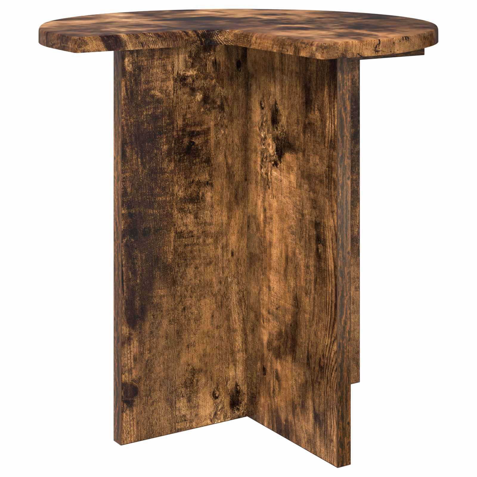 vidaXL Beistelltisch Geräucherte Eiche Ø 39 x 38 cm Holzwerkstoff