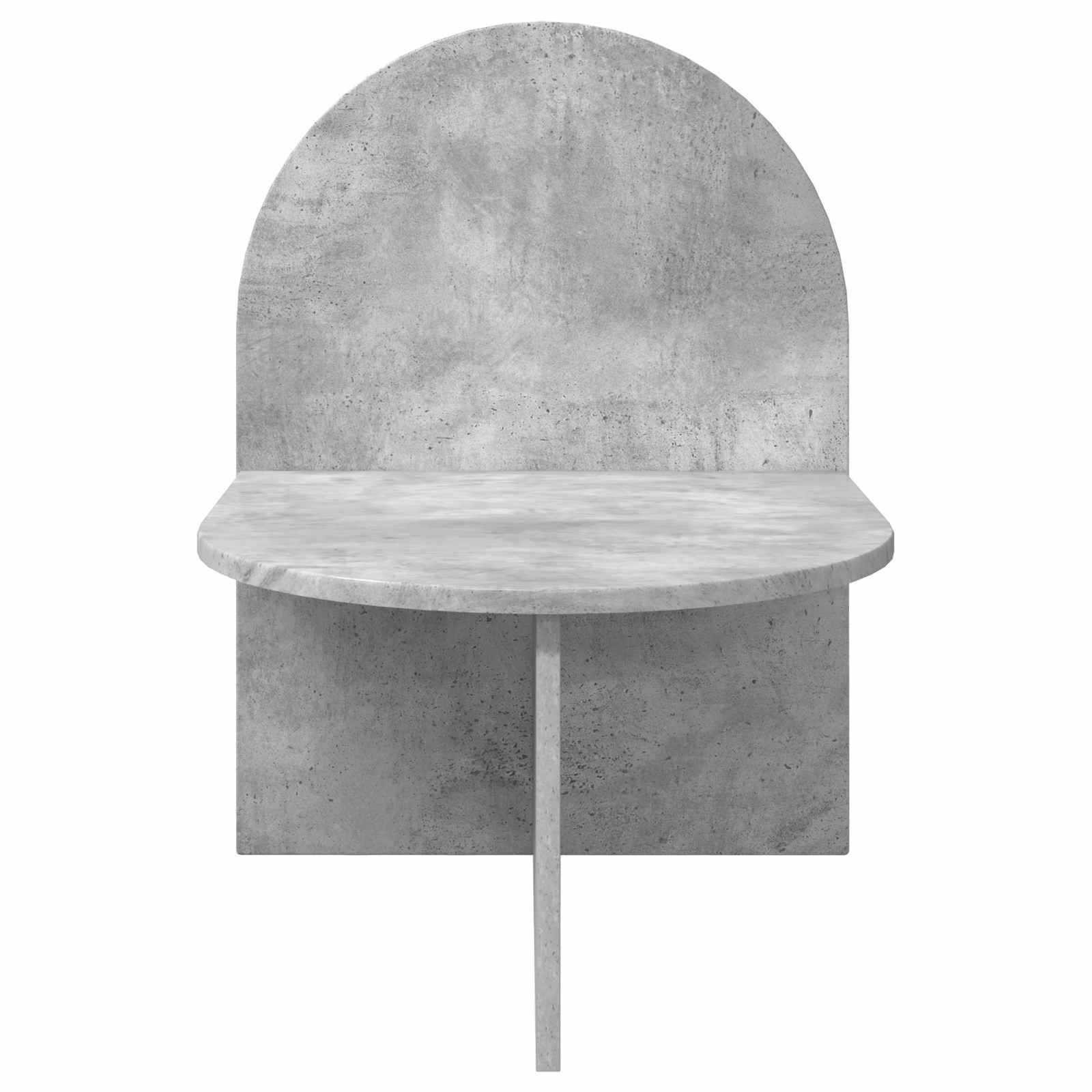 vidaXL Nachttisch 2 pcs Betongrau 48 x 49 x 65 cm Holzwerkstoff