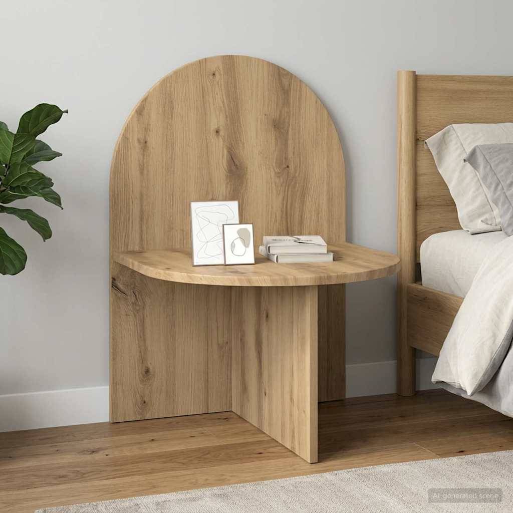 vidaXL Nachttisch Artisan-Eiche 48 x 49 x 65 cm Holzwerkstoff