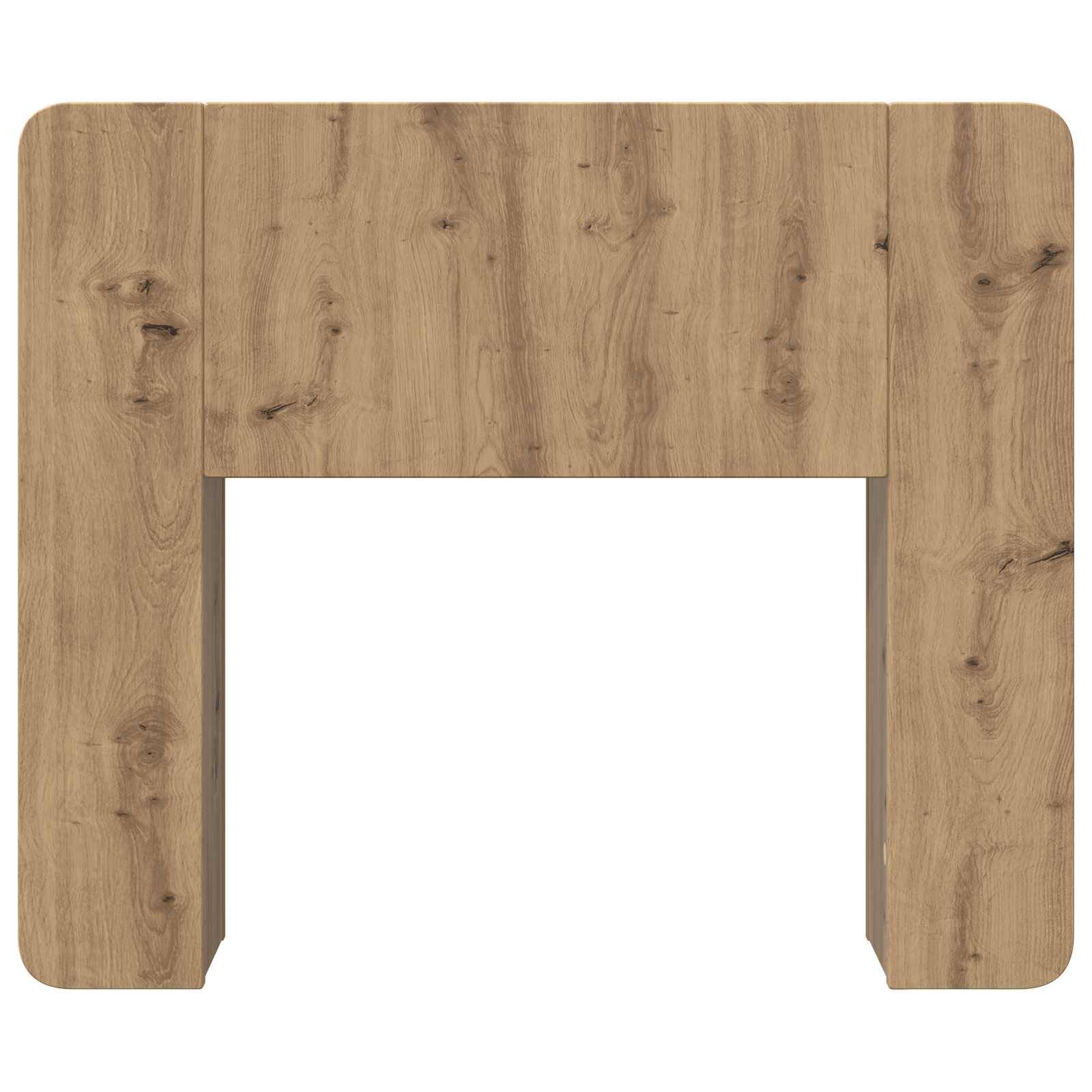 vidaXL Kopfteil Schrank Artisan-Eiche 119,5 x 18,5 x 80 cm