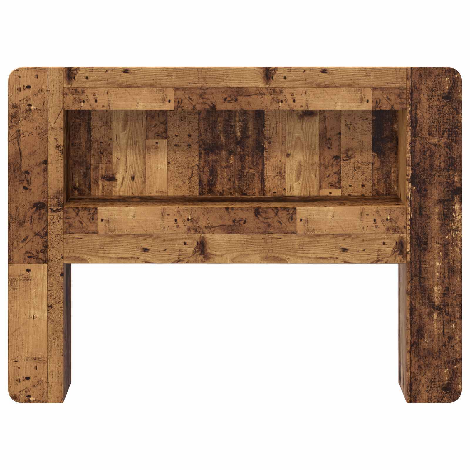 vidaXL Kopfteil-Schrank mit Speicher Altholz Holzwerkstoff