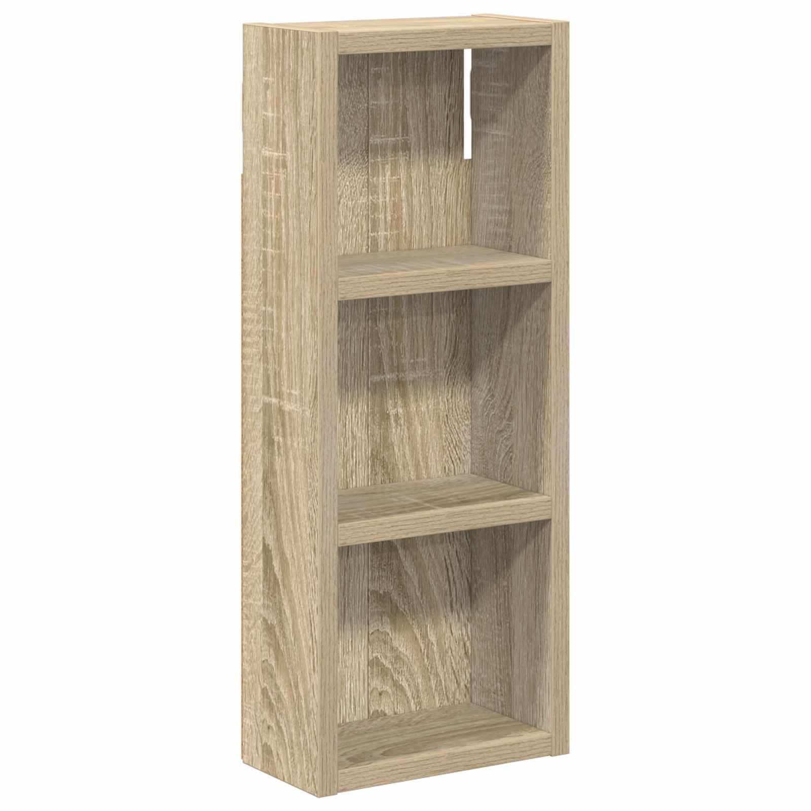 vidaXL Badezimmer-Wandschrank mit Regal Sonoma-Eiche 20 x 10 x 50 cm