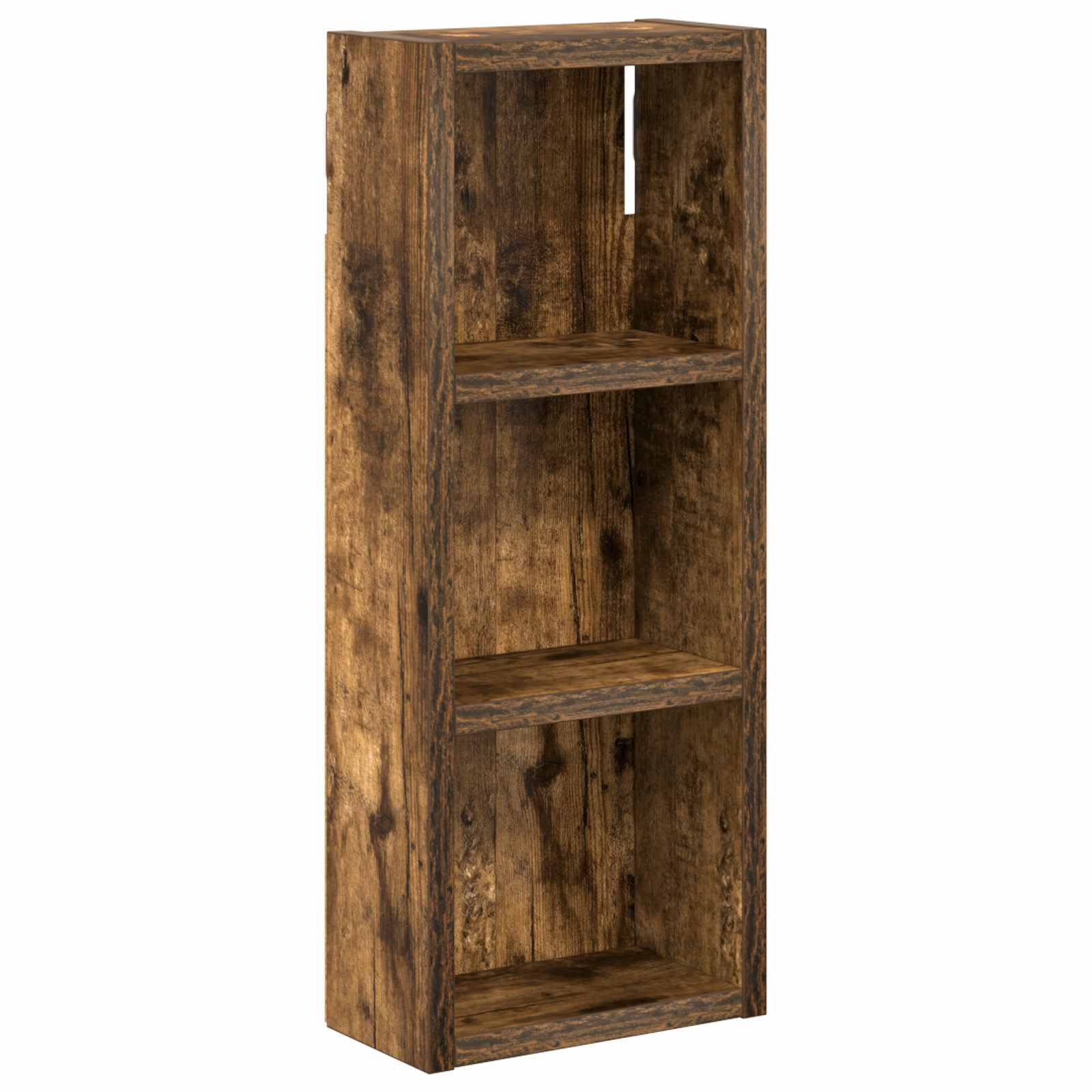 vidaXL Badezimmer-Wandschrank Geräucherte Eiche 20 x 10 x 50 cm