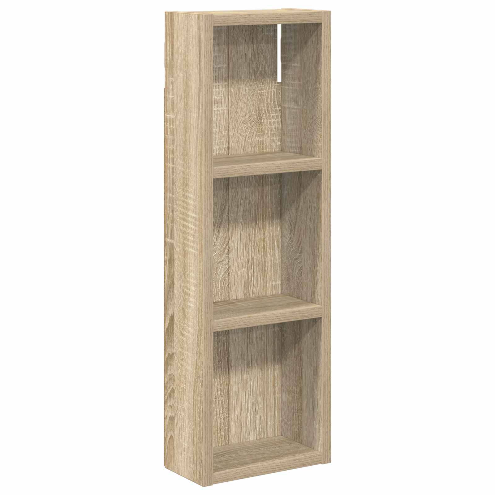 vidaXL Badezimmer-Wandschrank mit Regal Sonoma-Eiche 20 x 10 x 60,5 cm