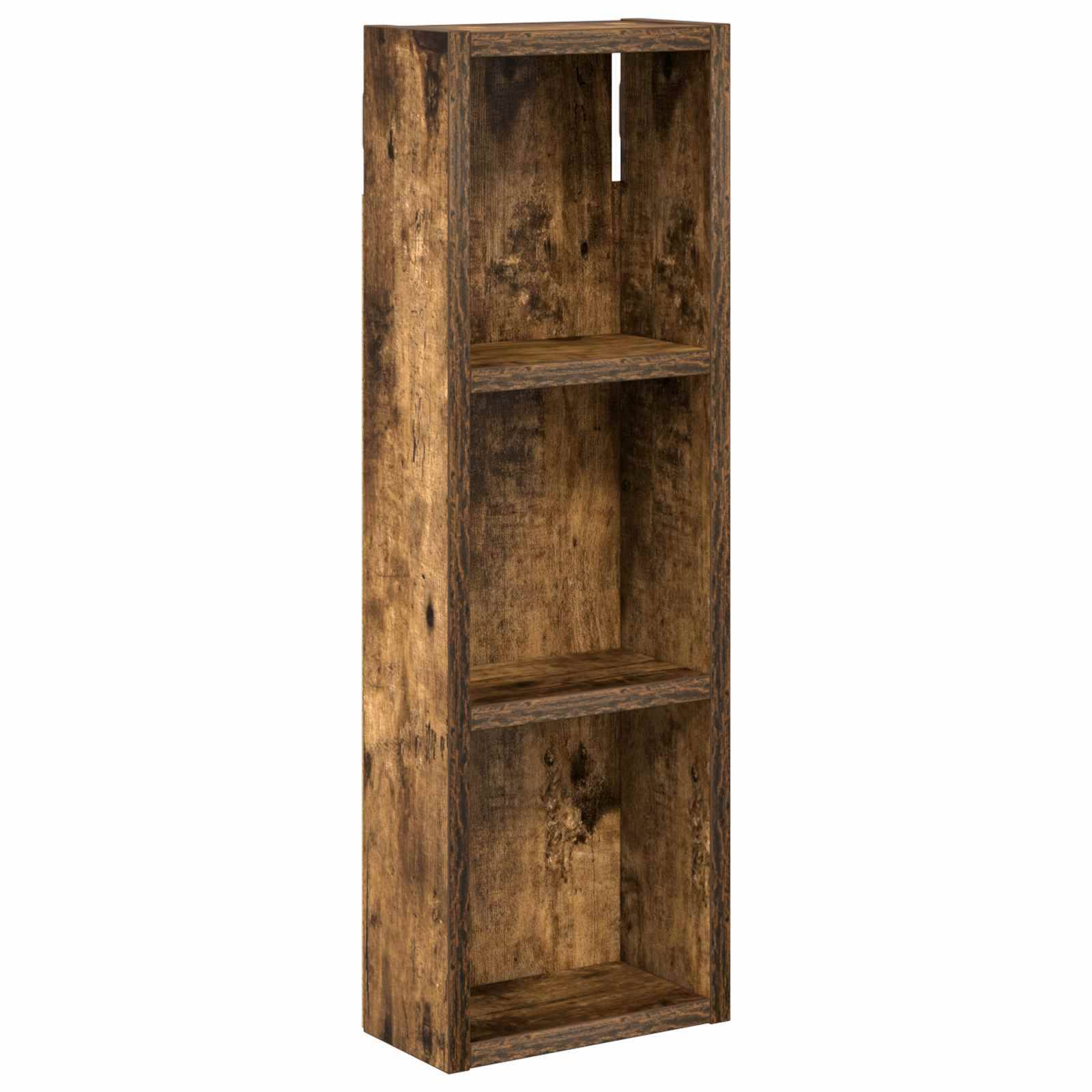 vidaXL Badezimmer-Wandschrank Geräucherte Eiche 20 x 10 x 60,5 cm