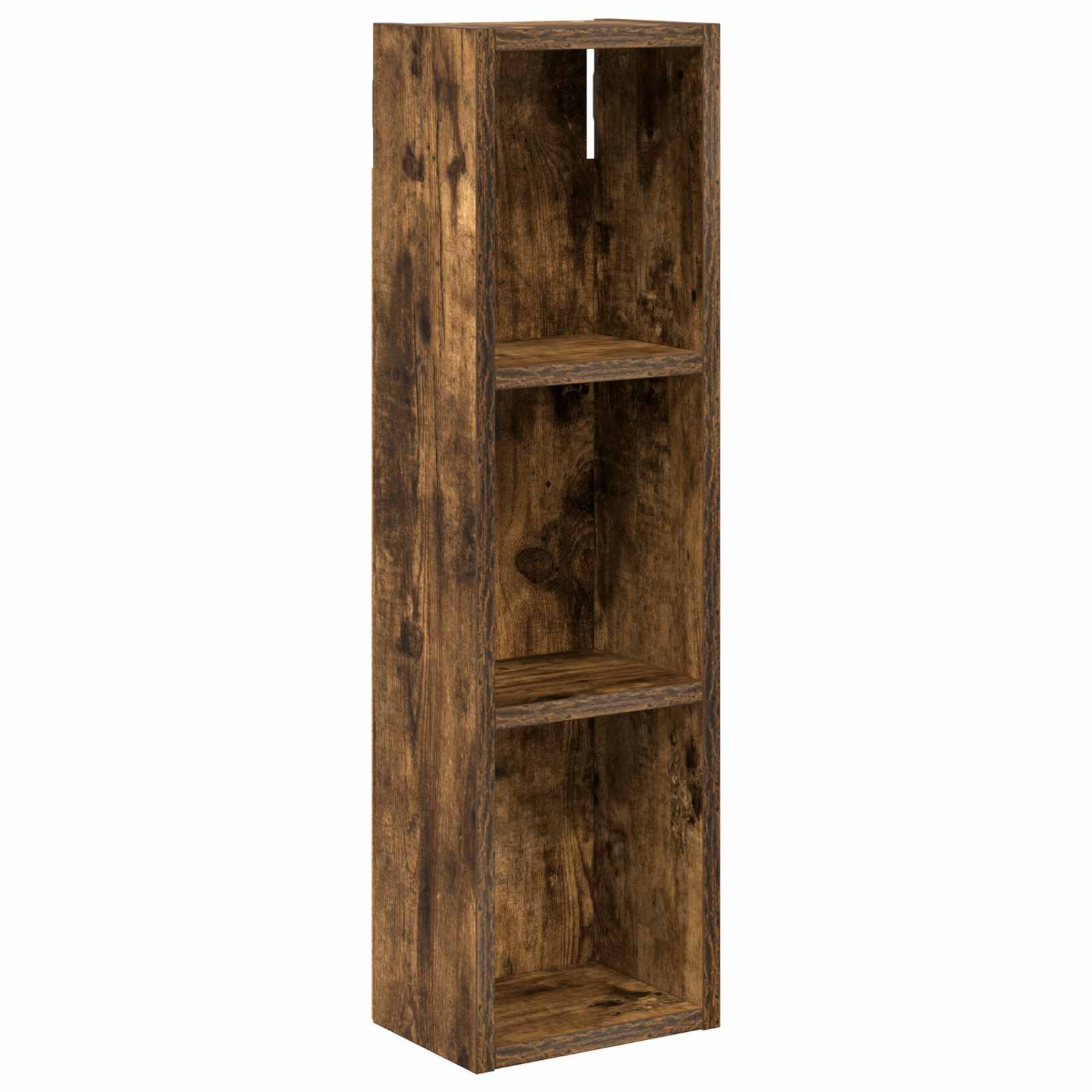 vidaXL Badezimmer-Wandschrank Geräucherte Eiche 20 x 14 x 70 cm