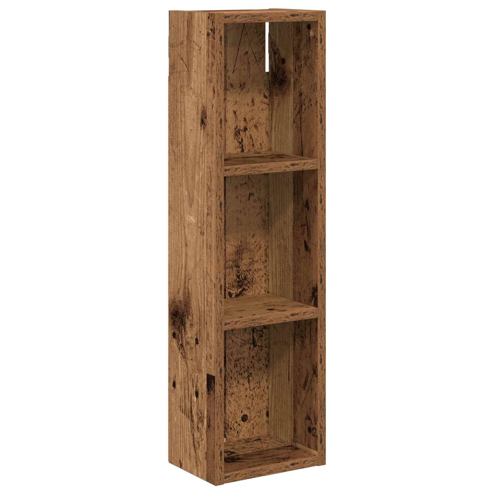 vidaXL Badezimmer-Wandschrank Altholz 20 x 14 x 70 cm Holzwerkstoff