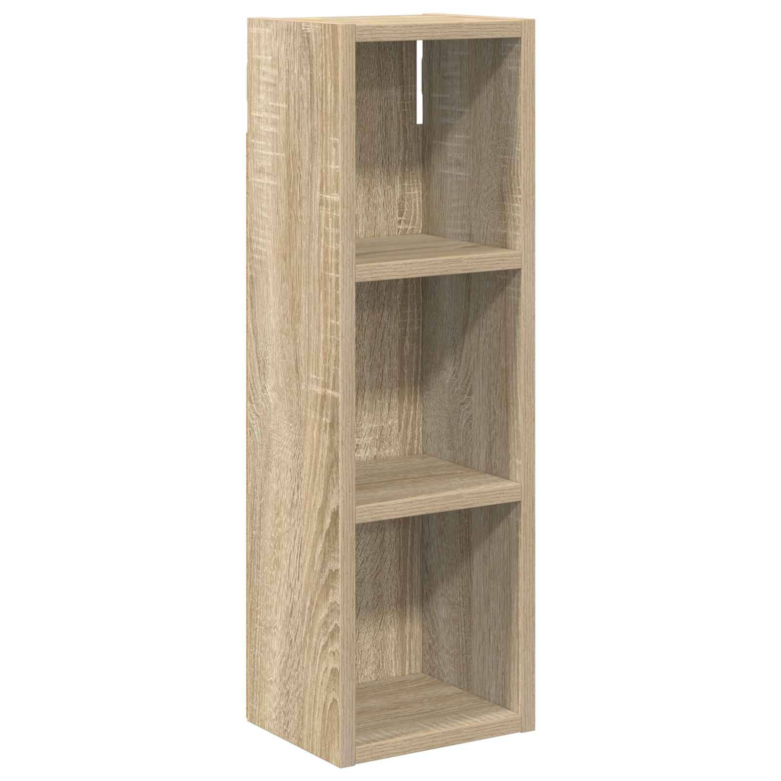 vidaXL Badezimmer-Wandschrank mit Regal Sonoma-Eiche 20 x 16 x 62,5 cm