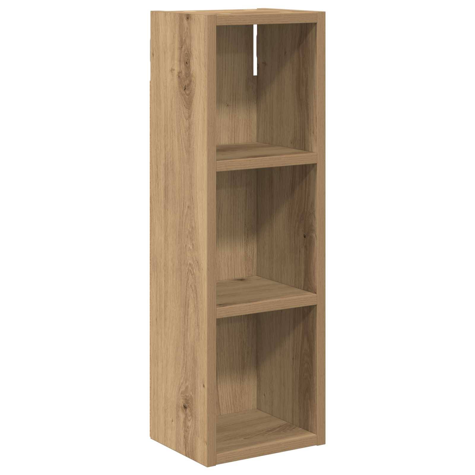 vidaXL Badezimmer-Wandschrank Kunsthandwerk Eiche 20 x 16 x 62,5 cm